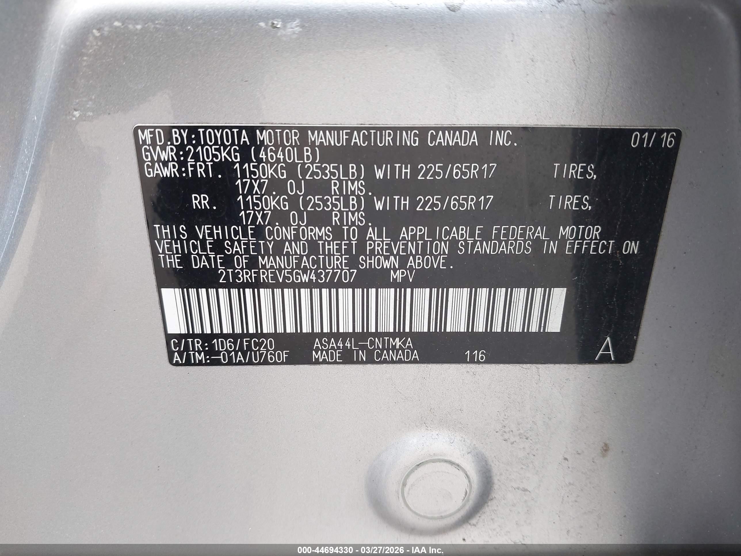 TOYOTA RAV4 image 9