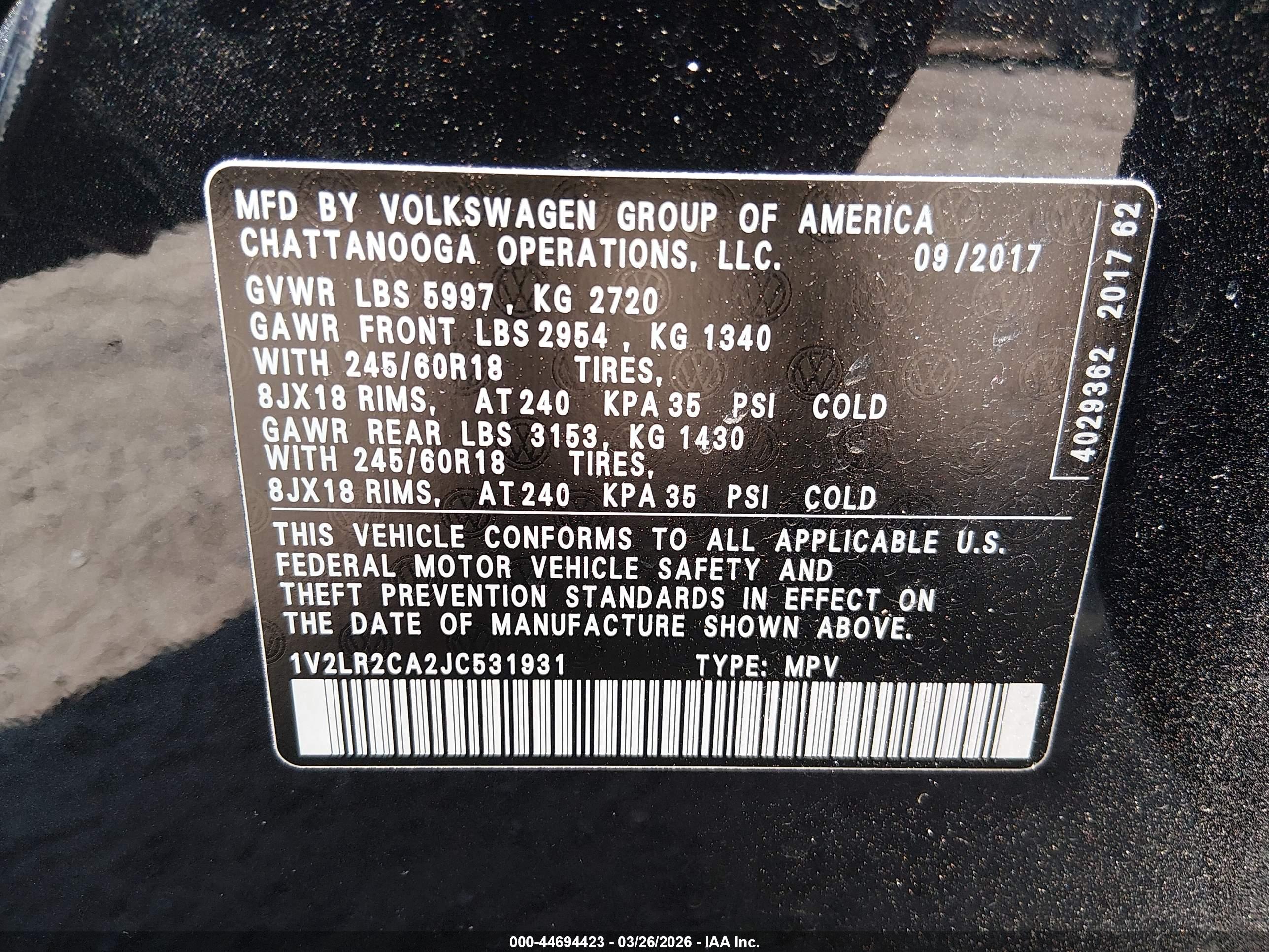 VOLKSWAGEN ATLAS image 9