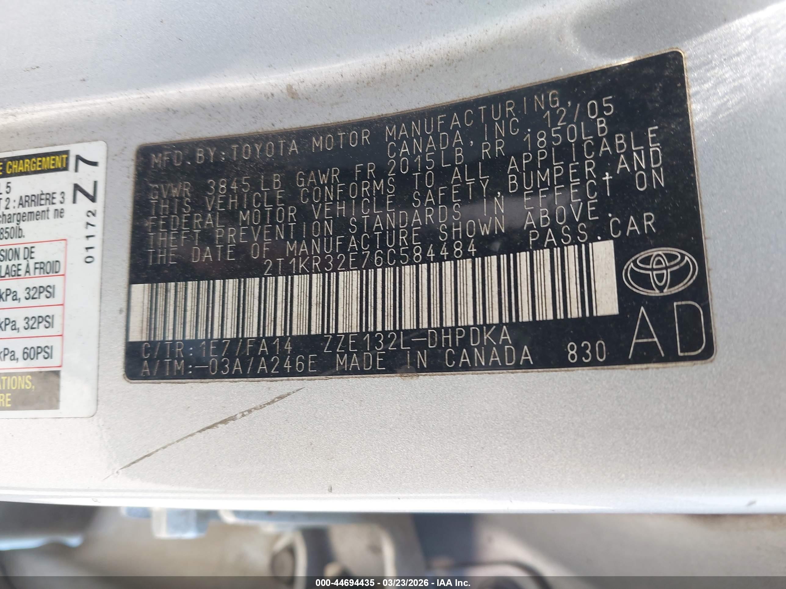 TOYOTA MATRIX image 9
