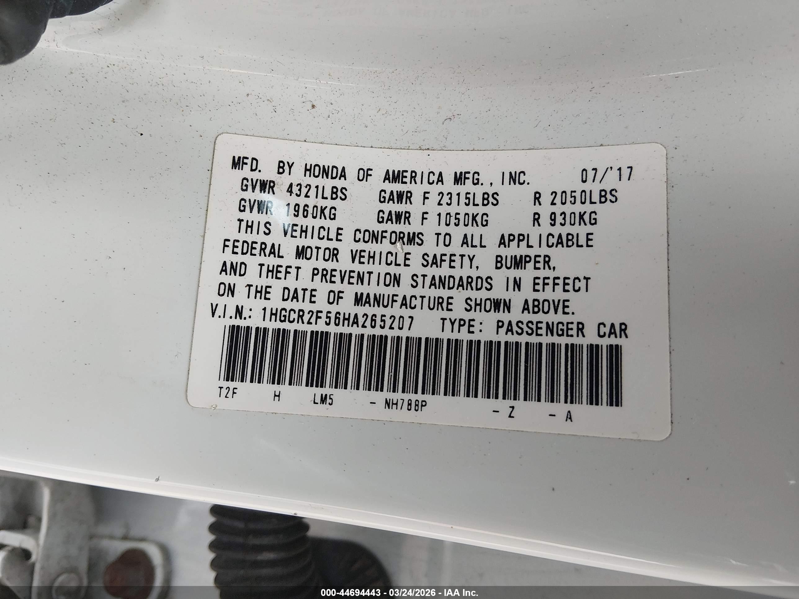HONDA ACCORD image 9