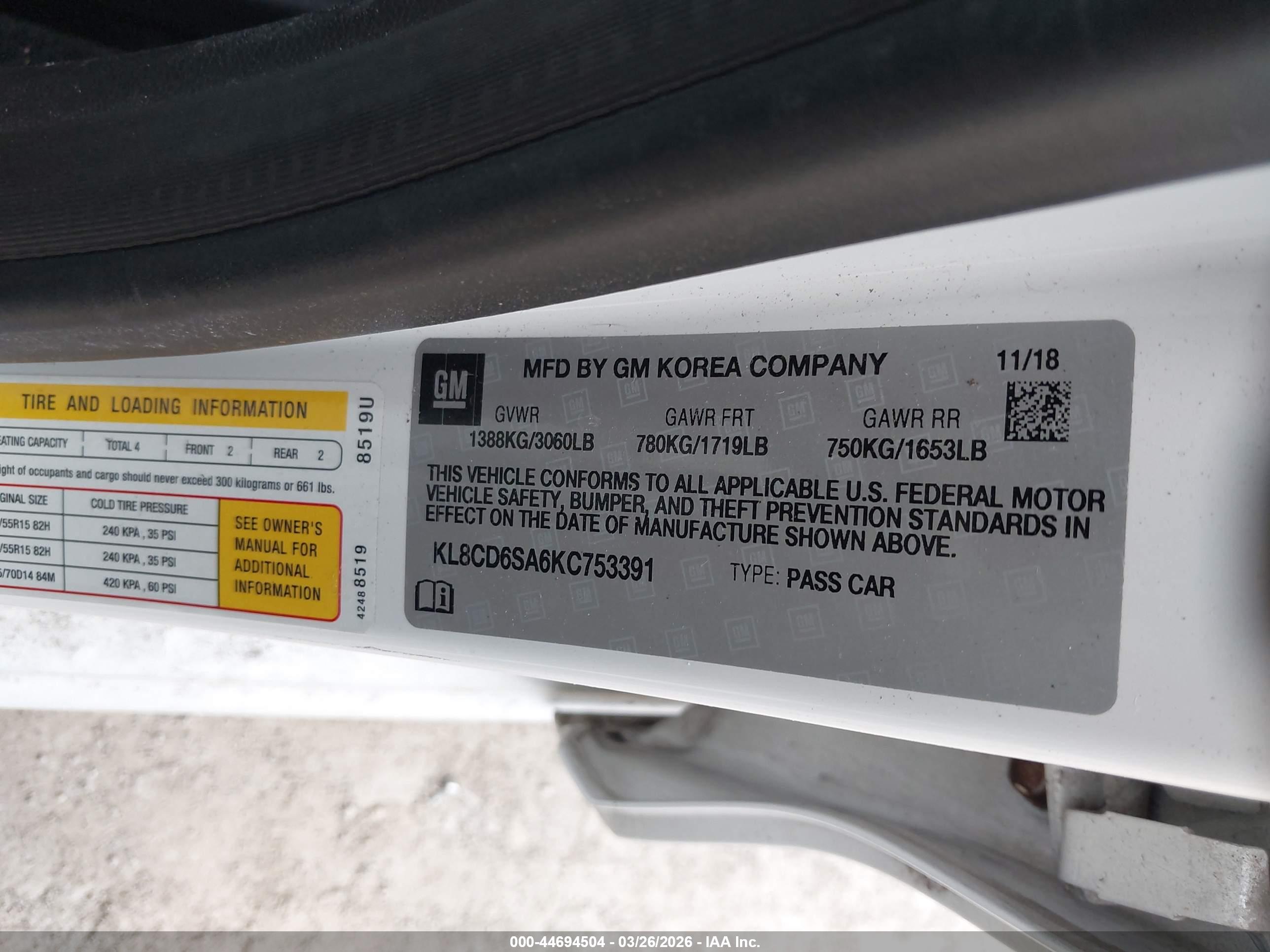 CHEVROLET SPARK image 9