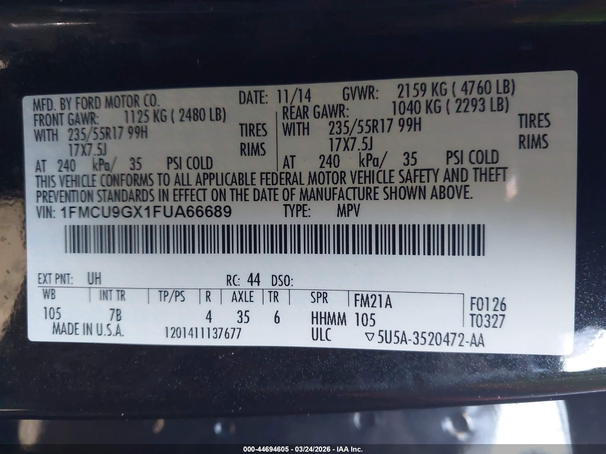 FORD ESCAPE image 9