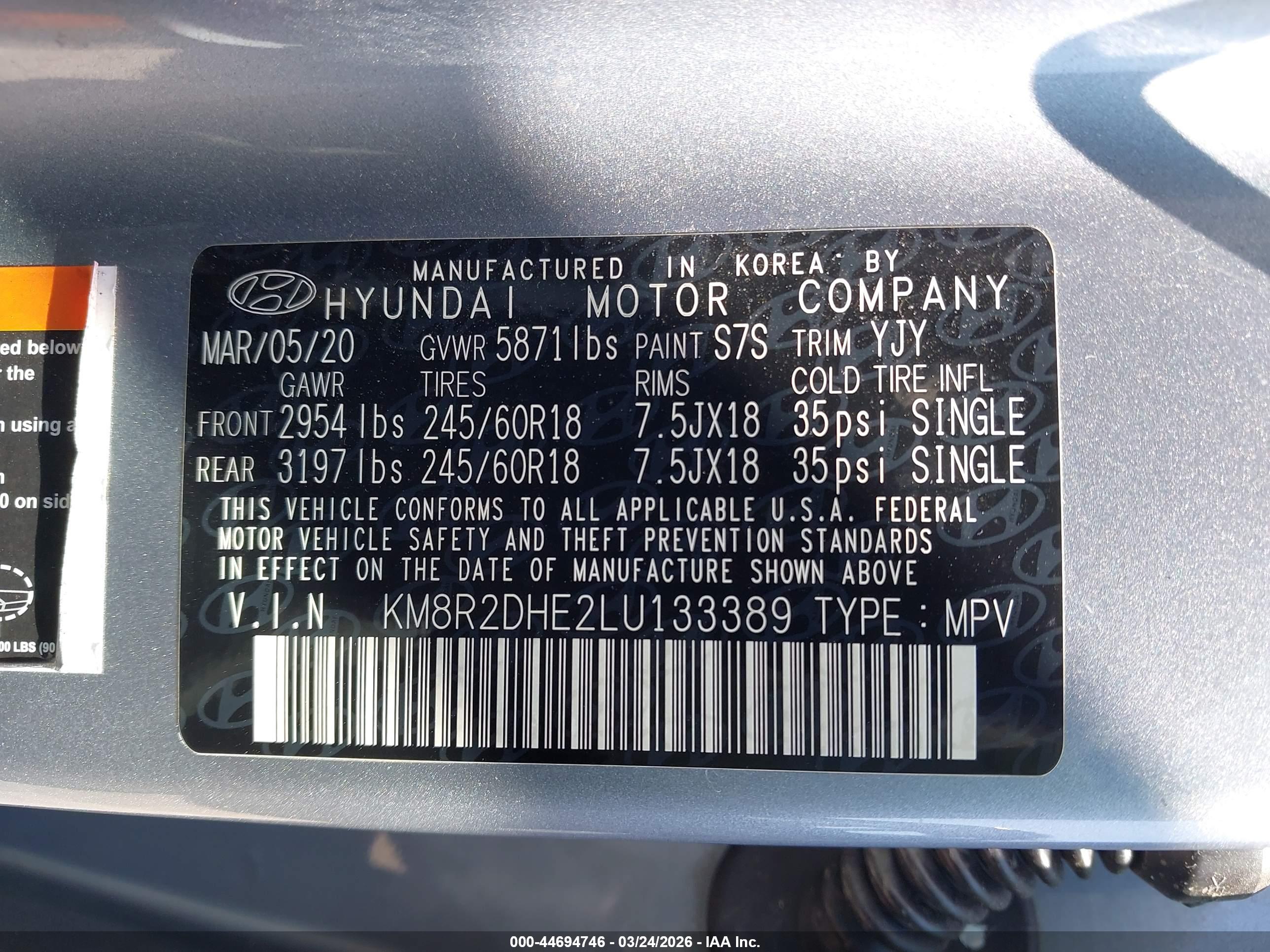HYUNDAI PALISADE image 9