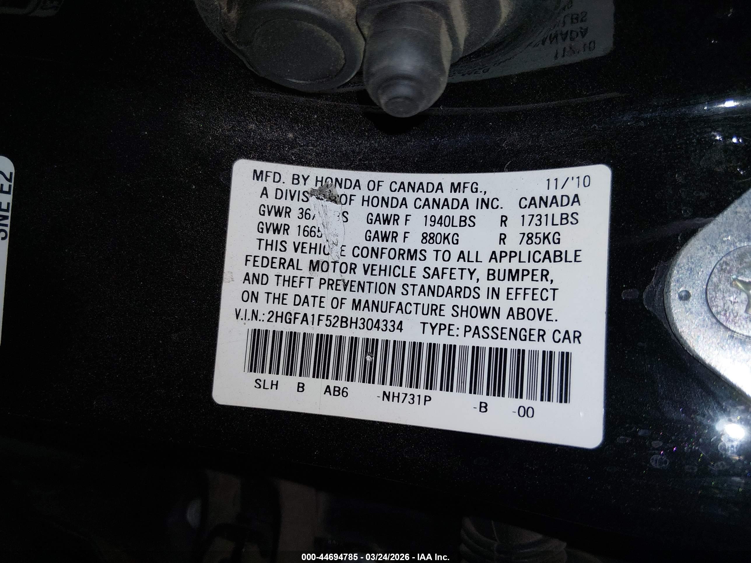 HONDA CIVIC image 9