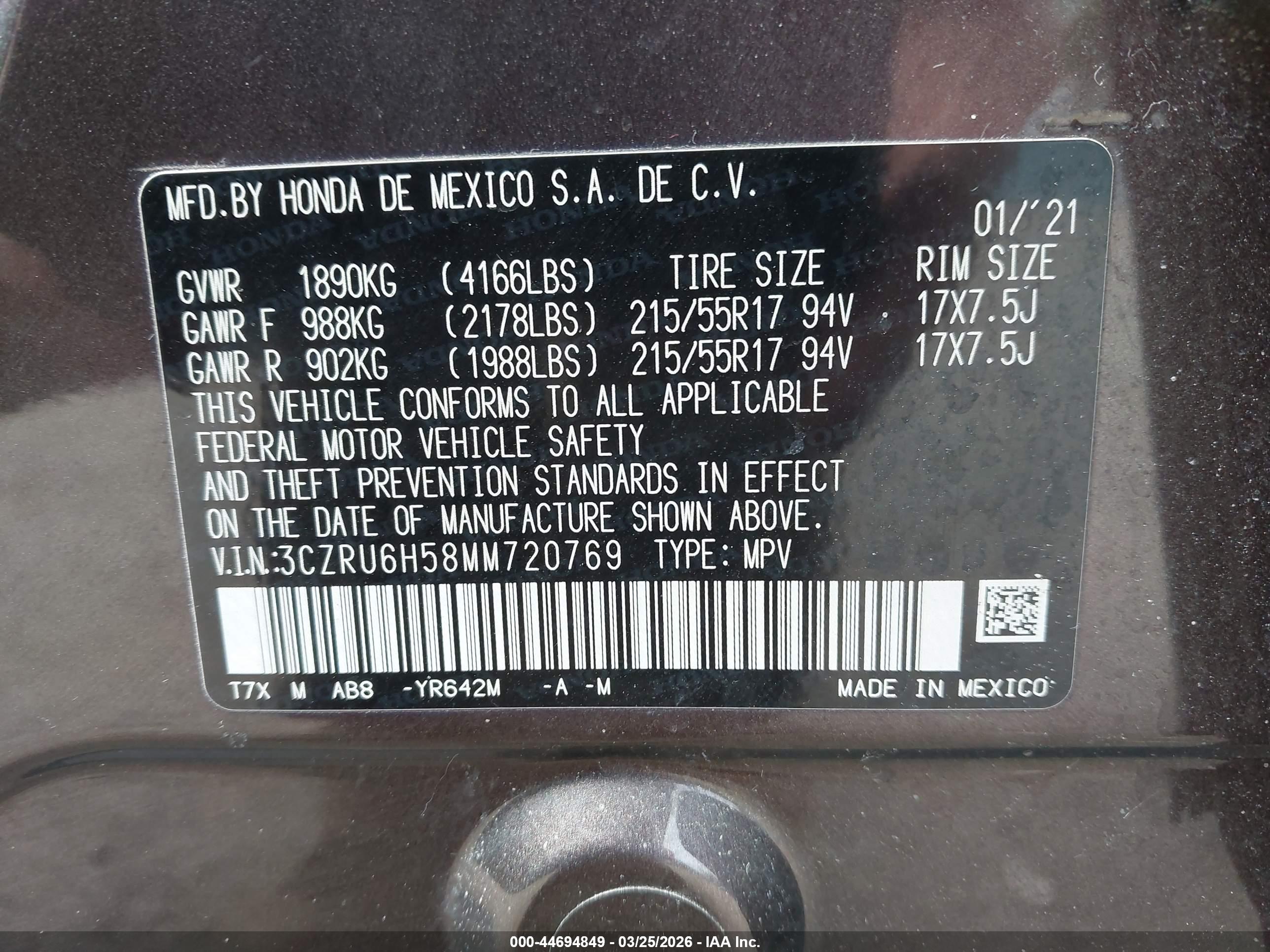 HONDA HR-V image 9