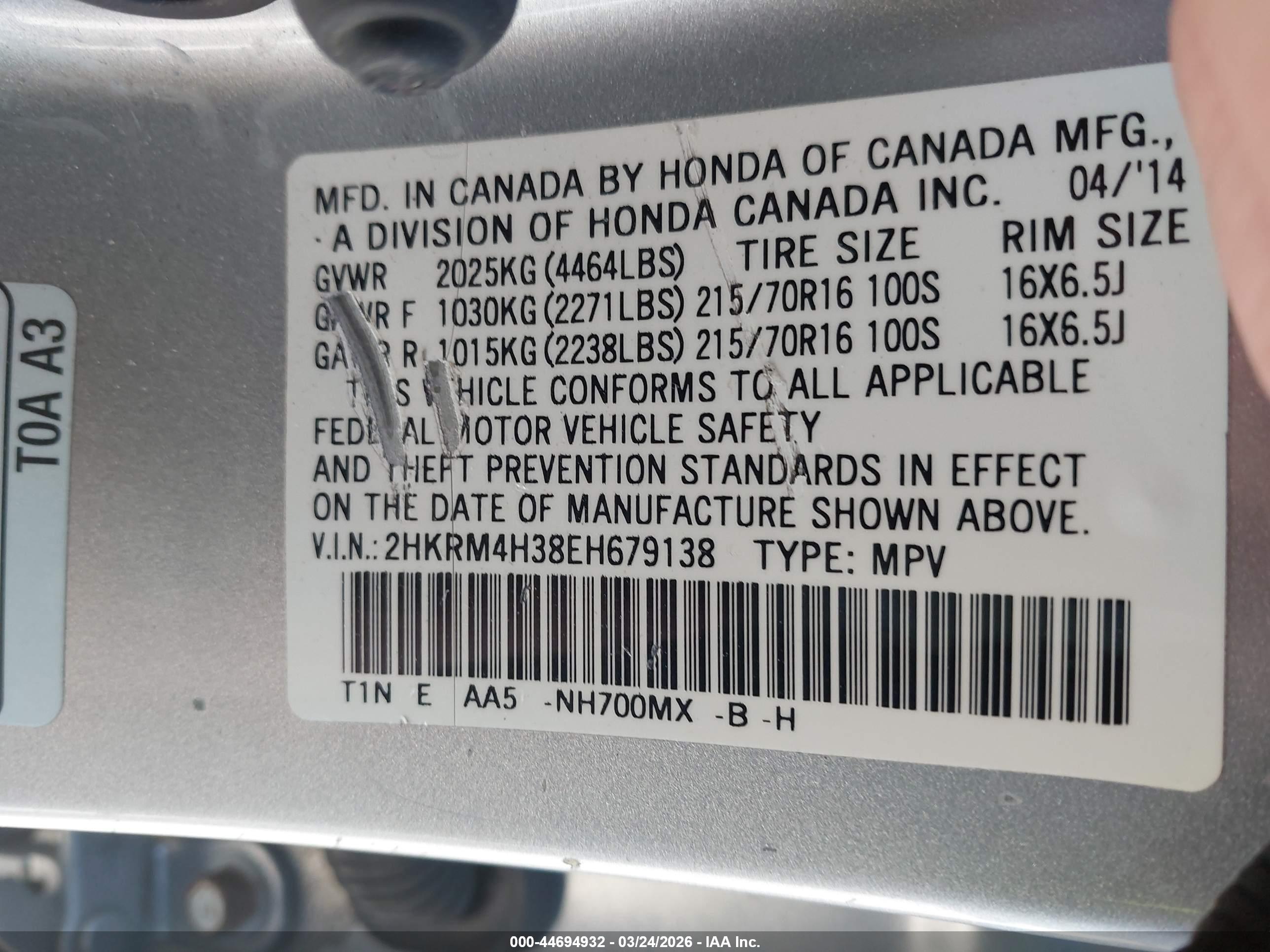 HONDA CR-V image 9