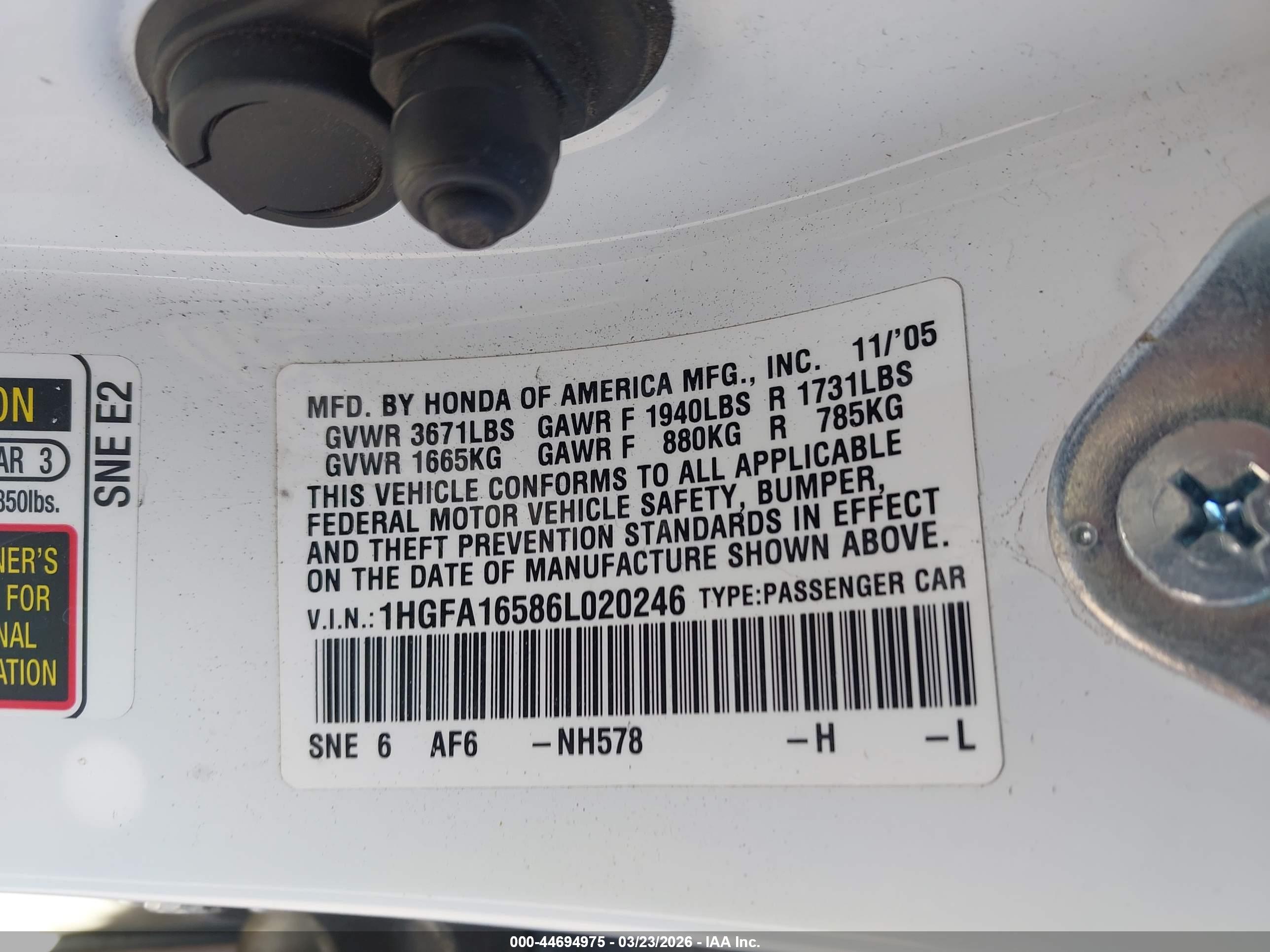 HONDA CIVIC image 9