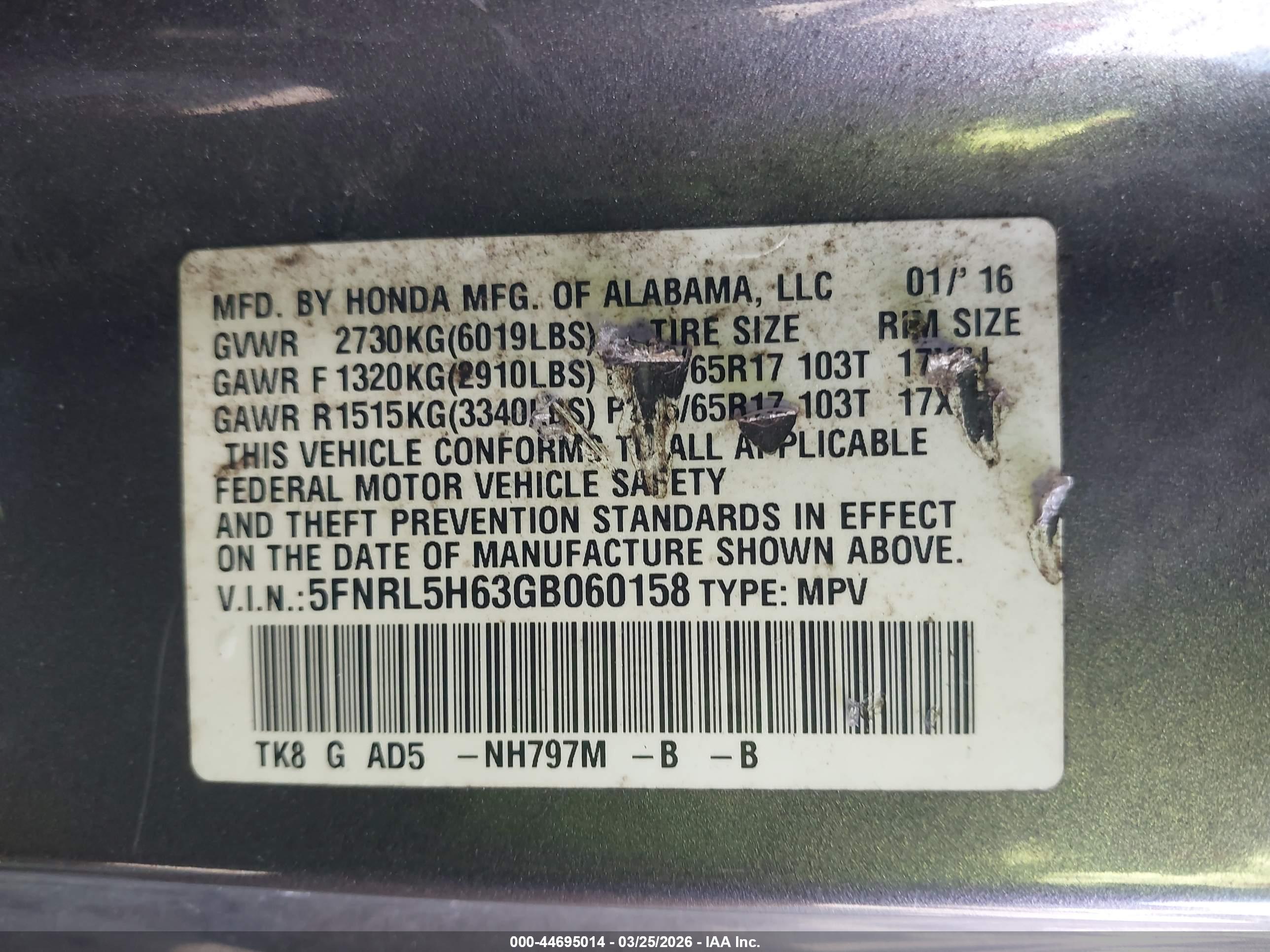 HONDA ODYSSEY image 9