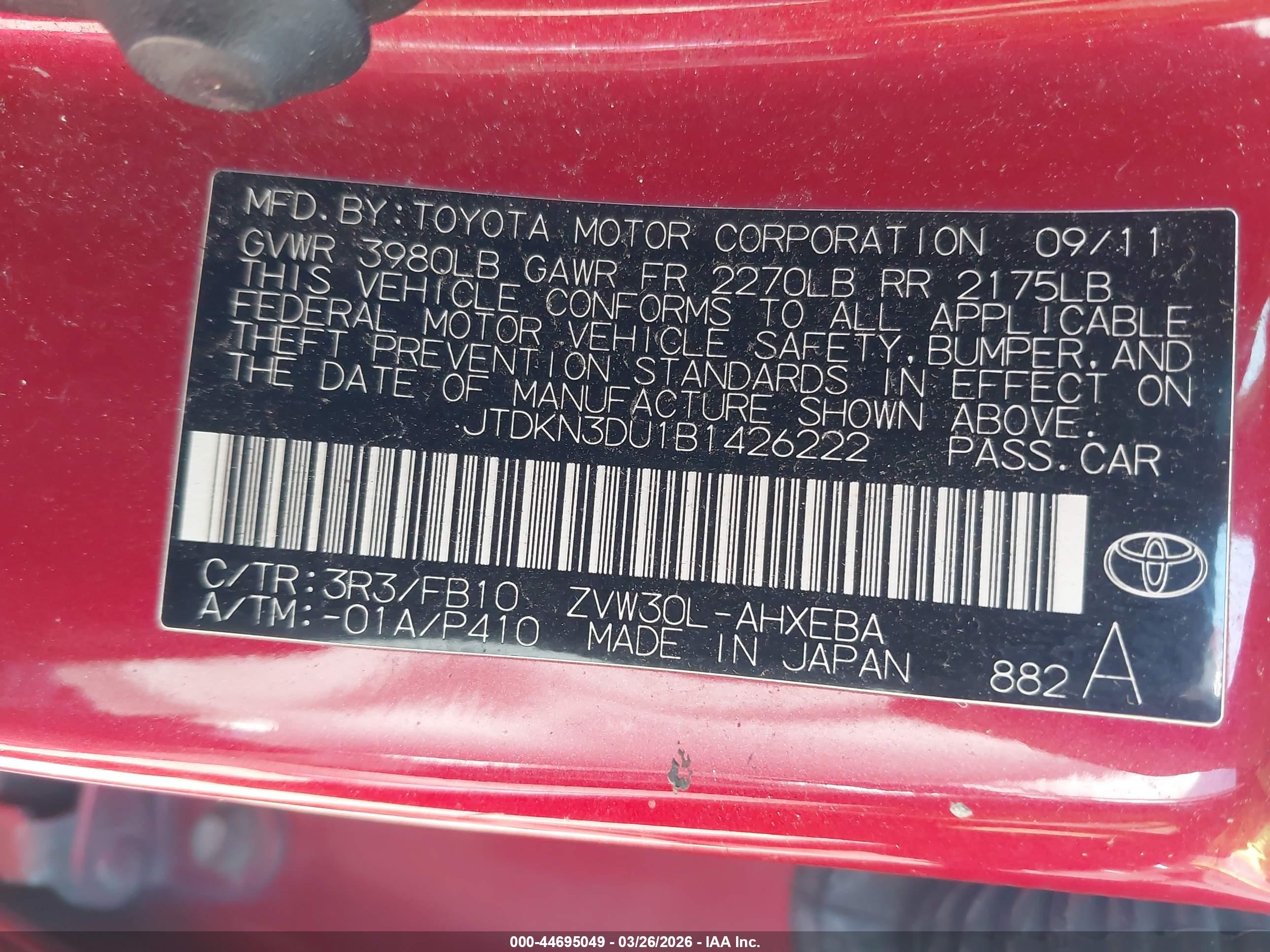TOYOTA PRIUS image 9