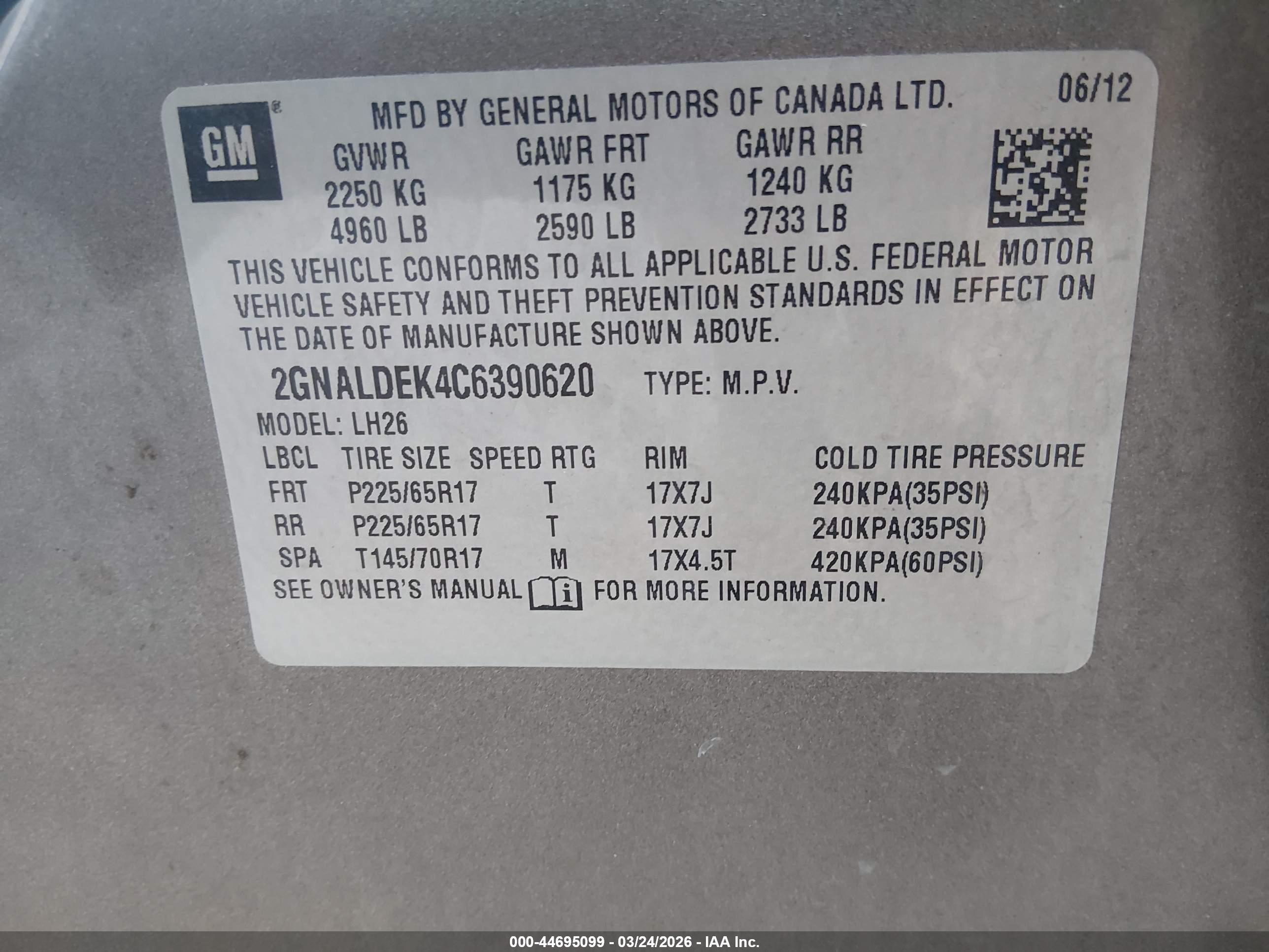 CHEVROLET EQUINOX image 9