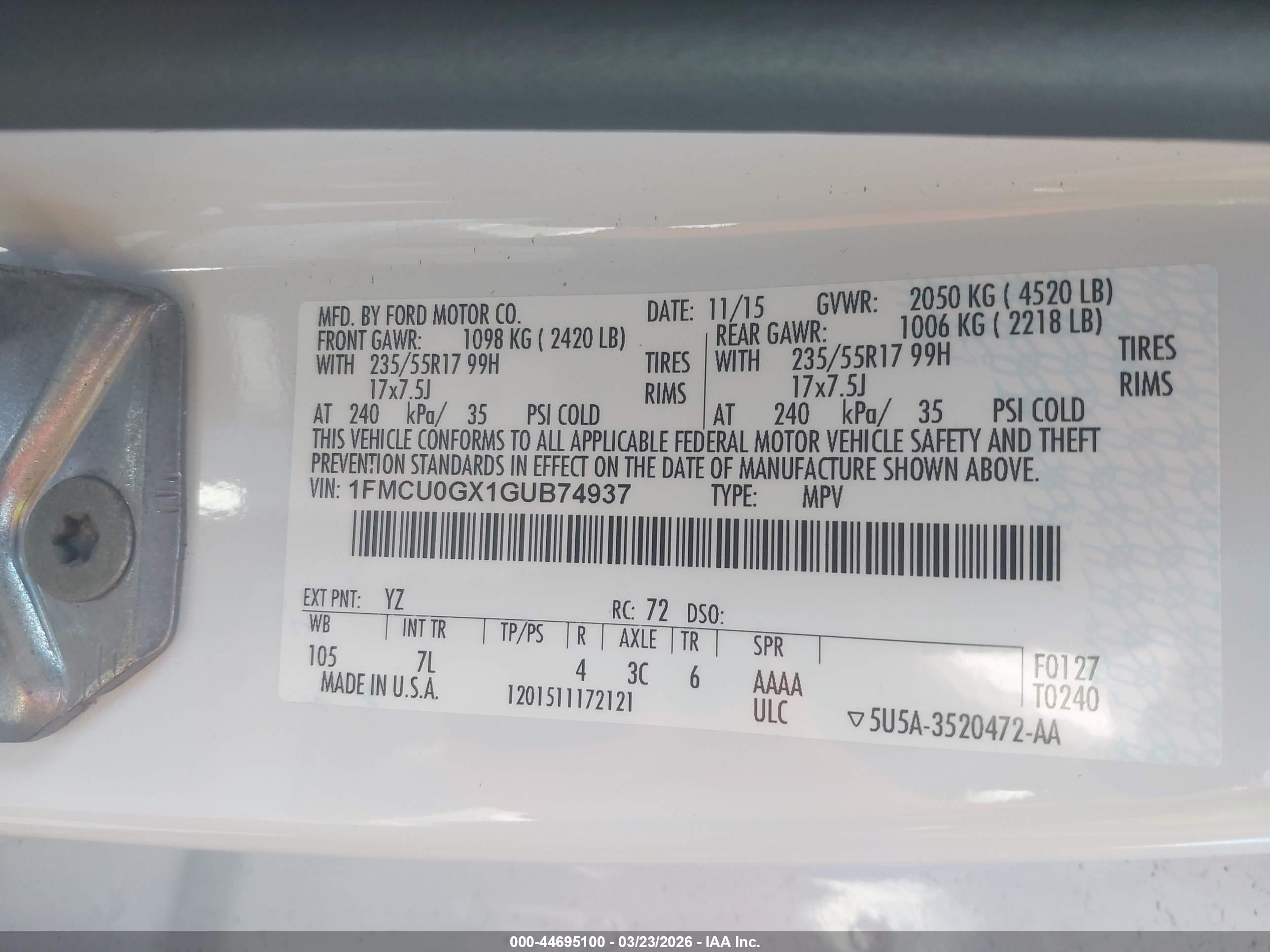 FORD ESCAPE image 9