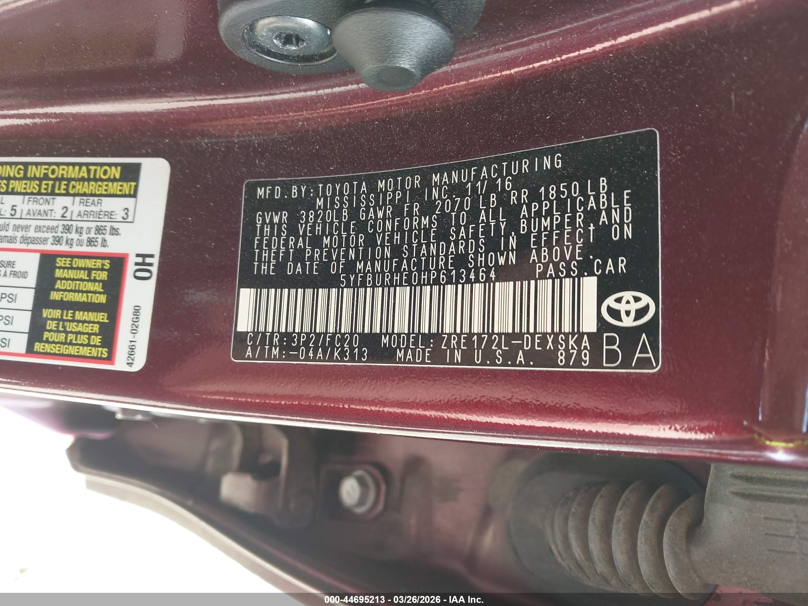 TOYOTA COROLLA image 9