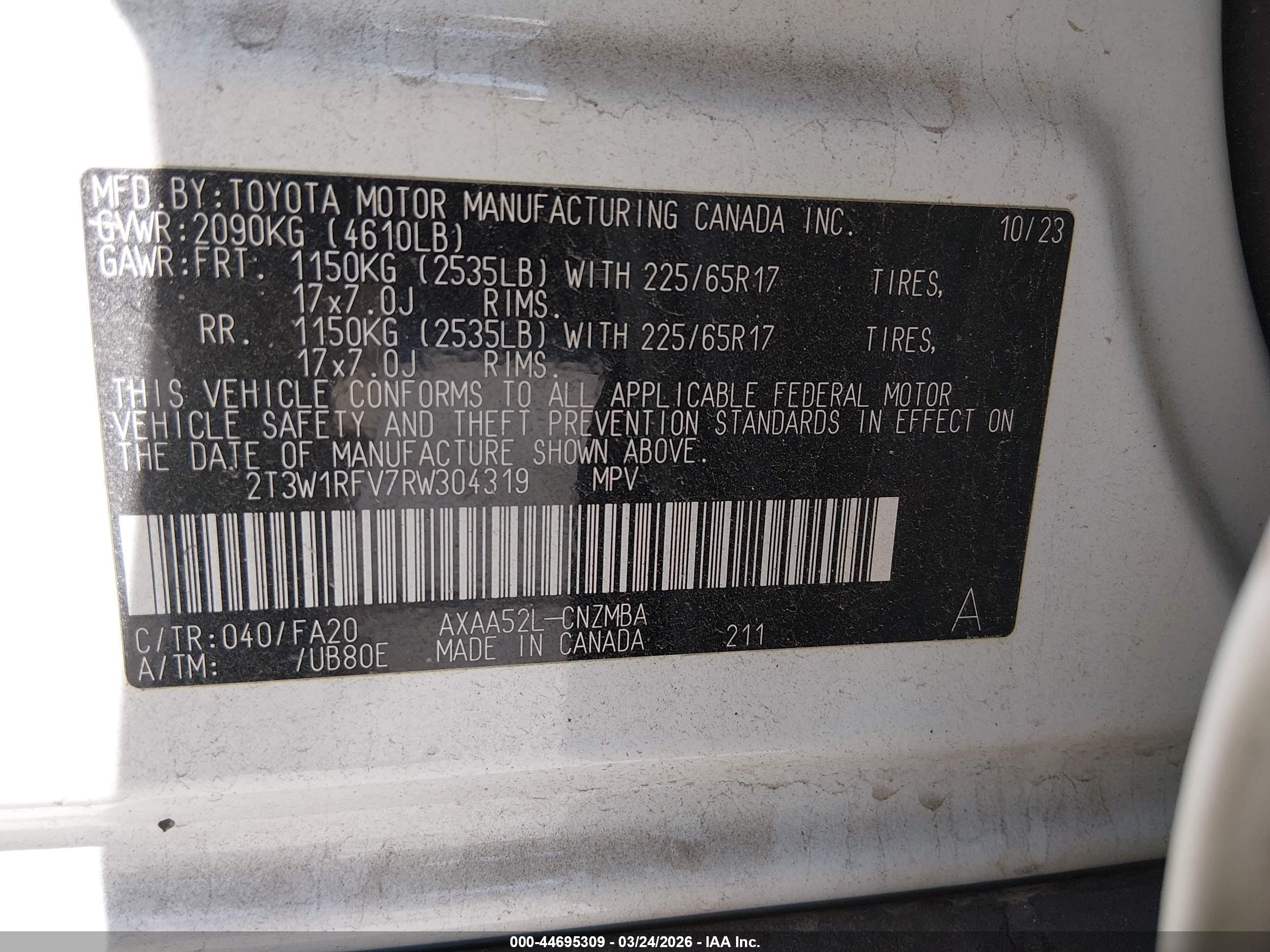 TOYOTA RAV4 image 9