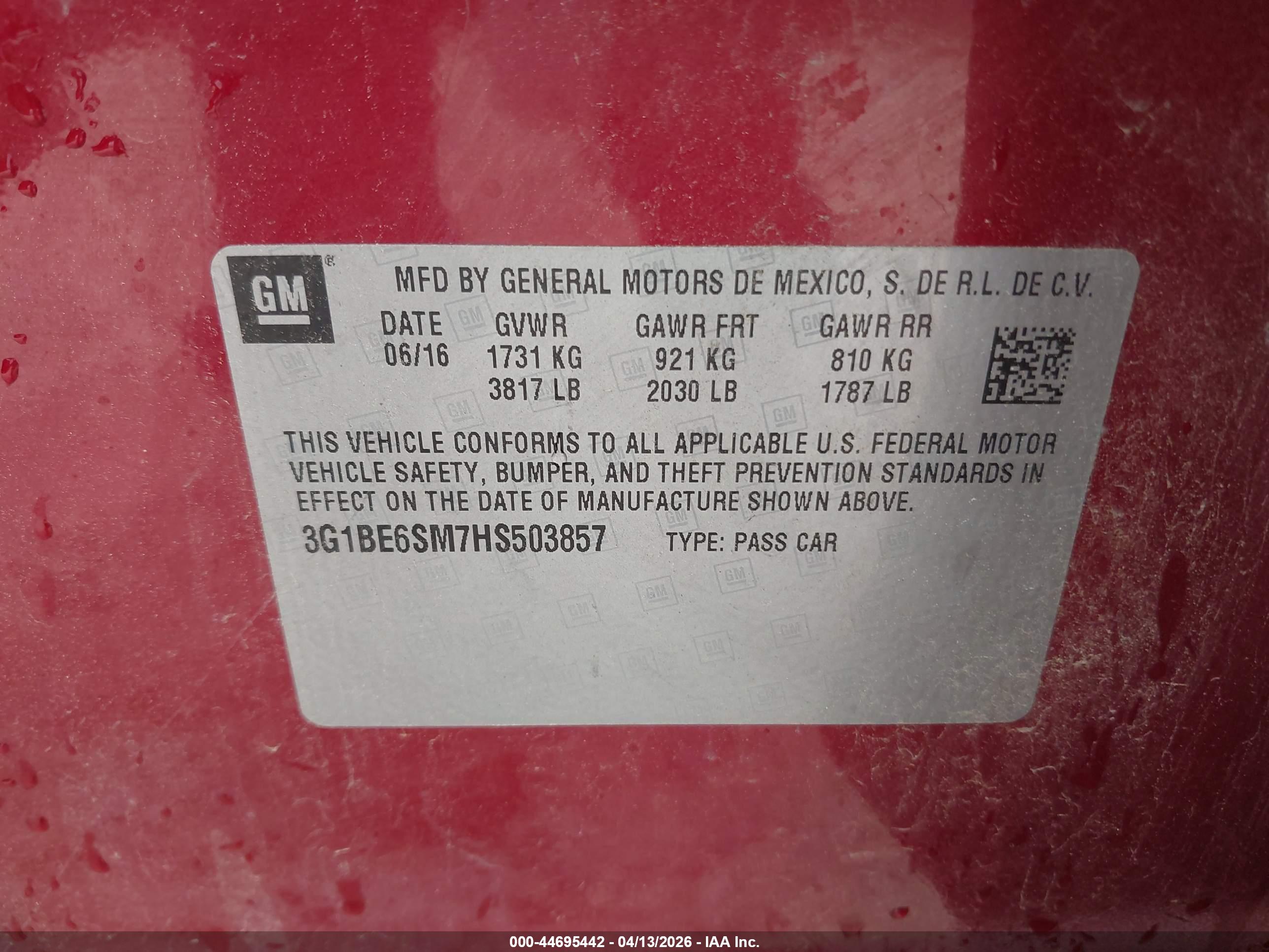 CHEVROLET CRUZE image 9