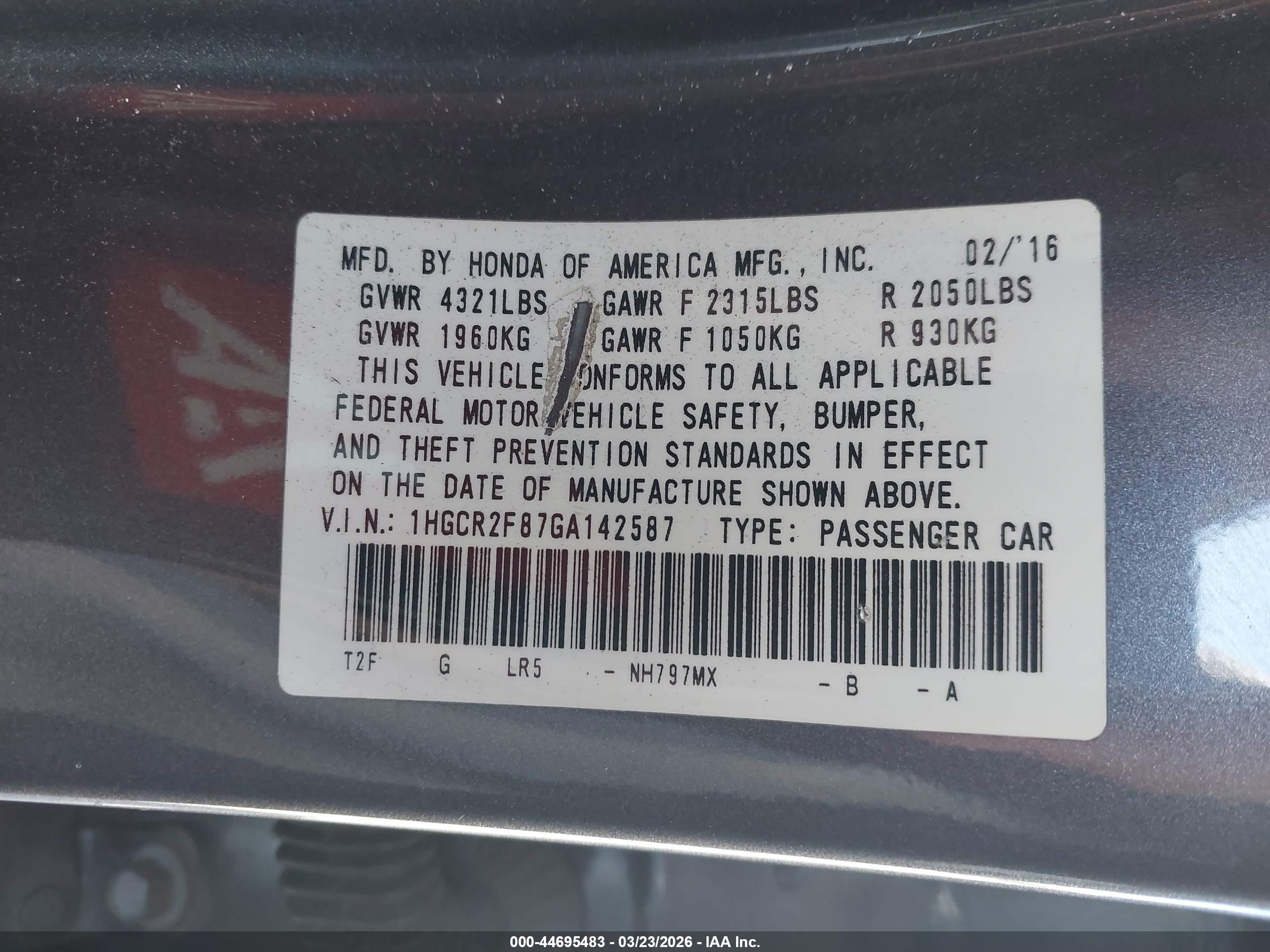 HONDA ACCORD image 9
