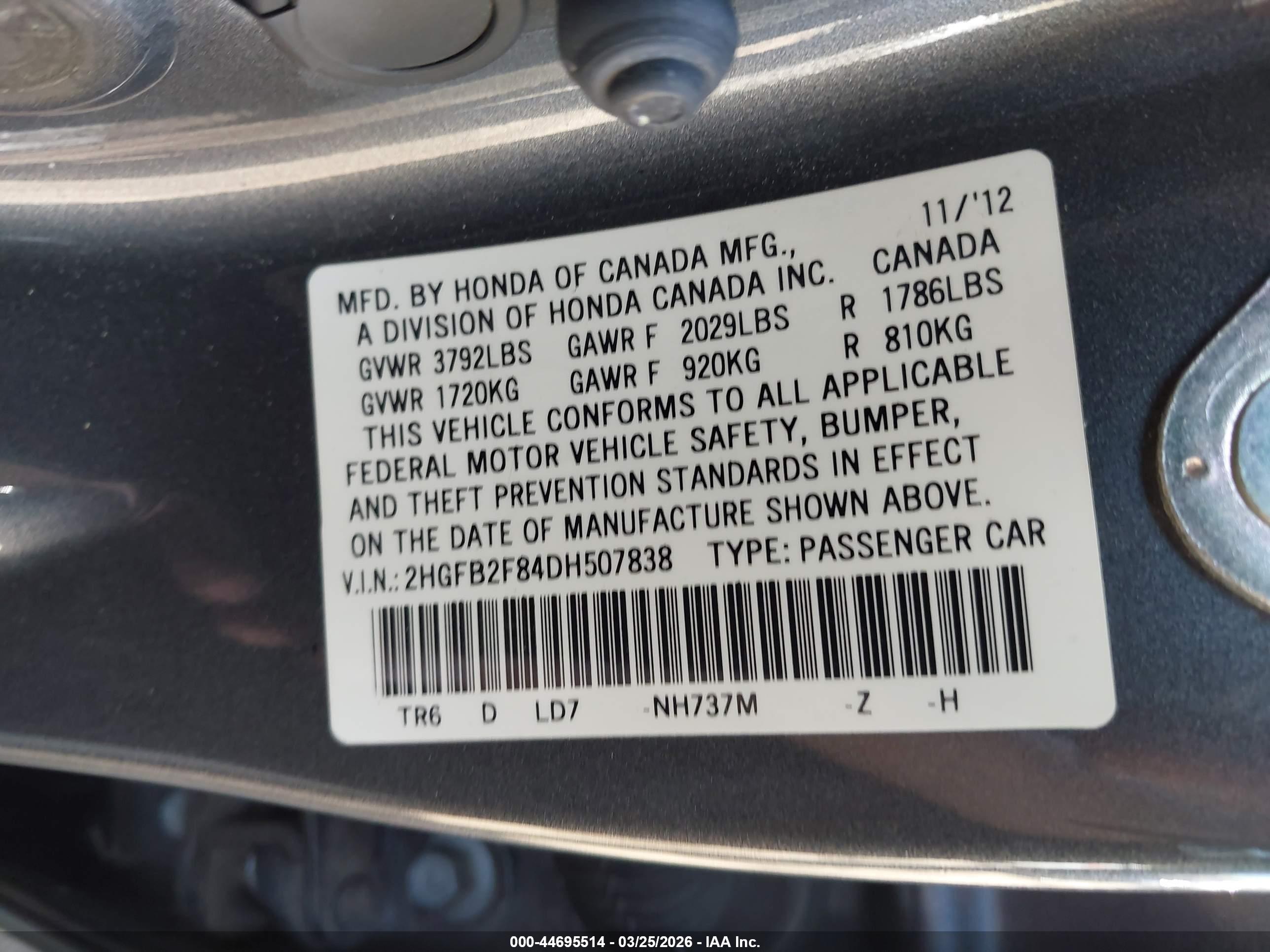 HONDA CIVIC image 9