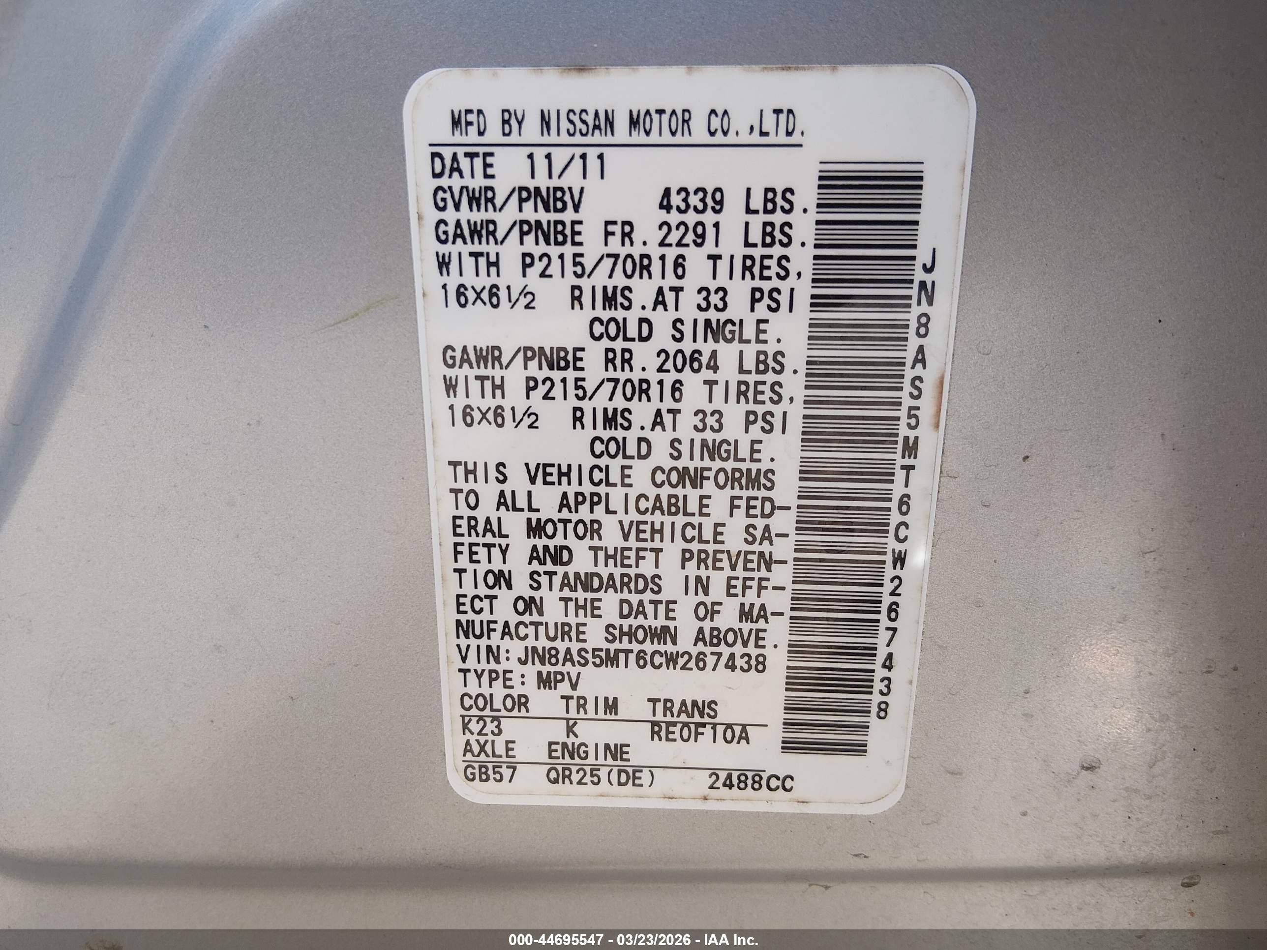 NISSAN ROGUE image 9