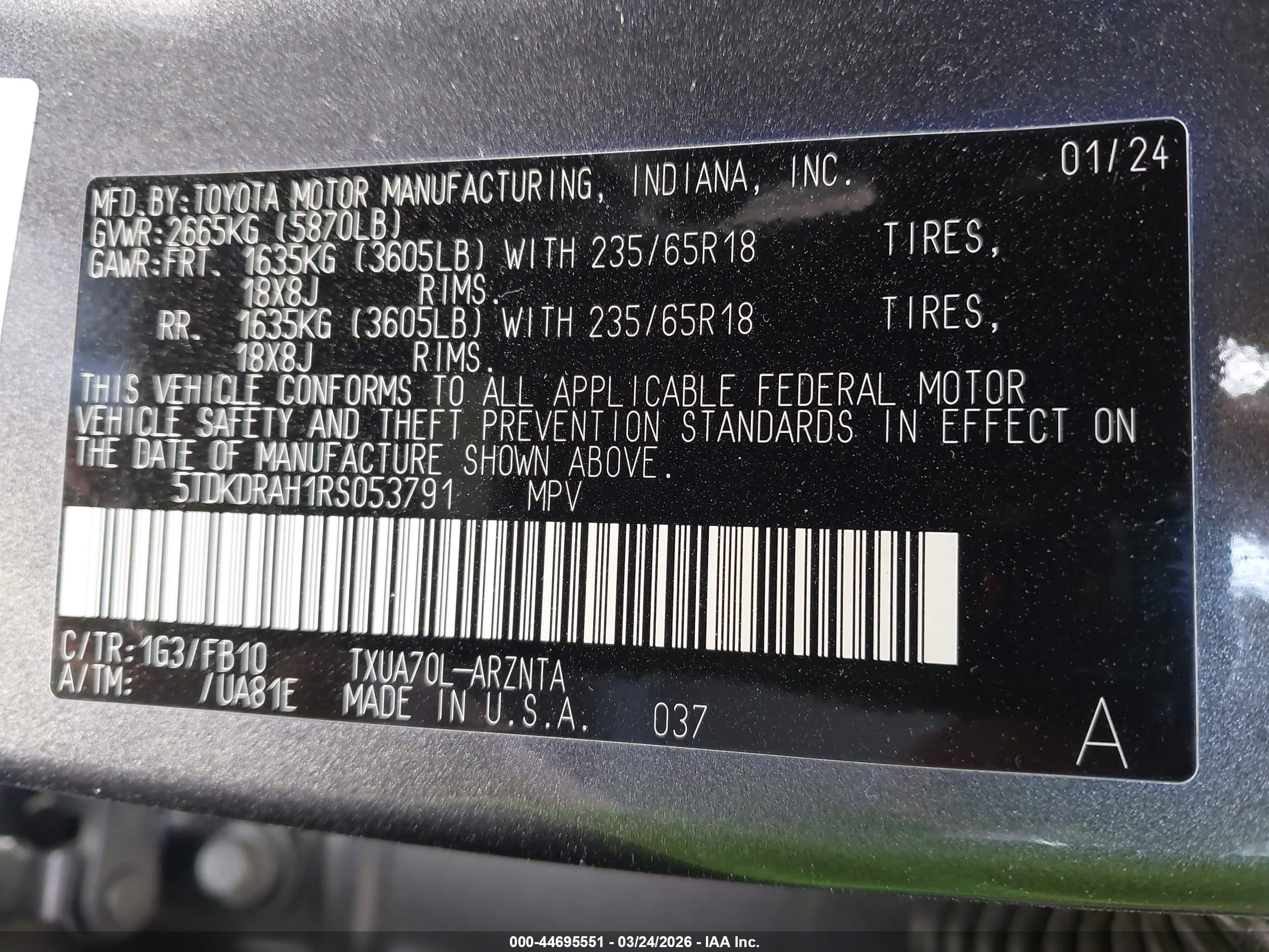 TOYOTA HIGHLANDER image 9