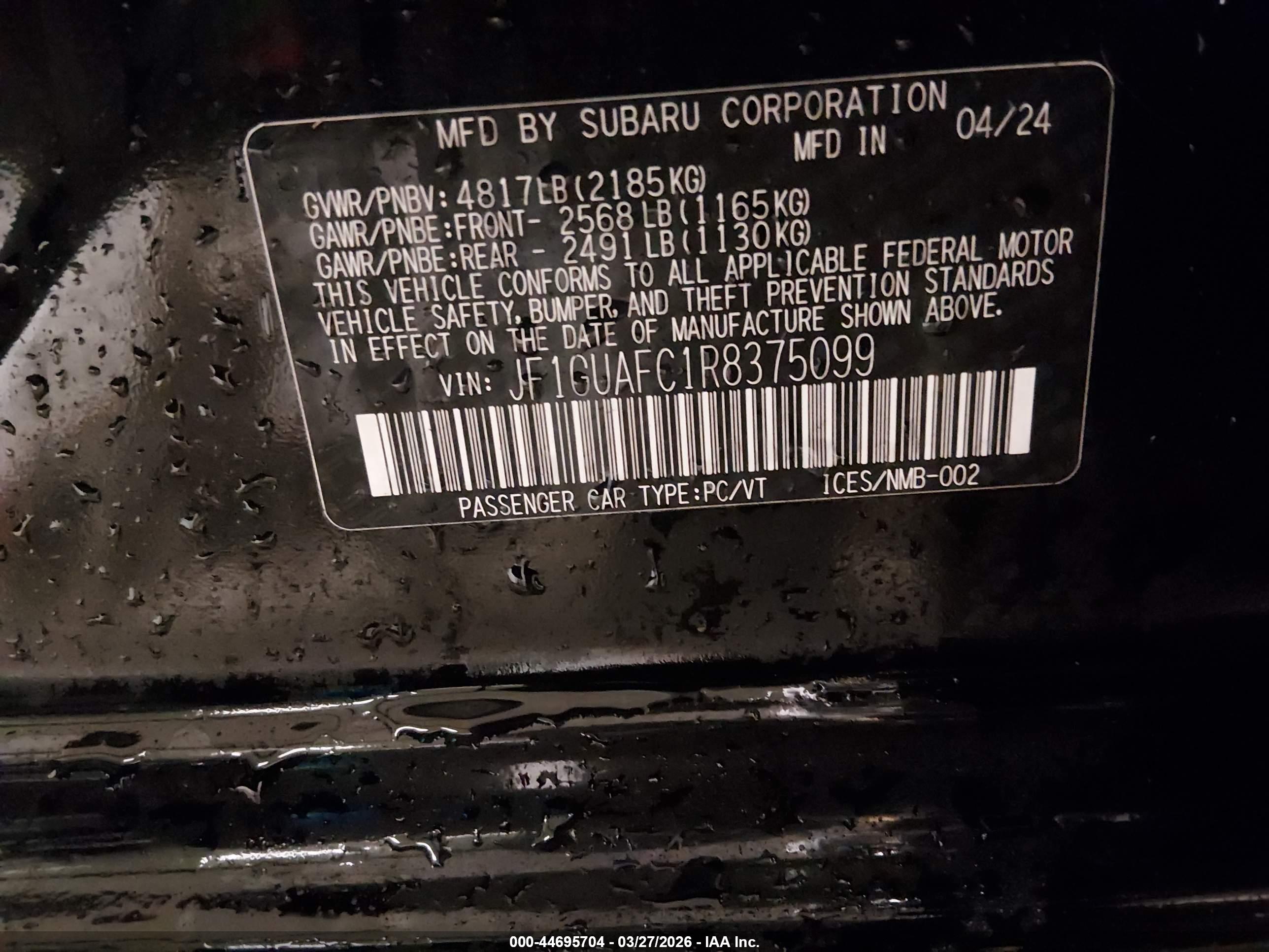 SUBARU IMPREZA image 9