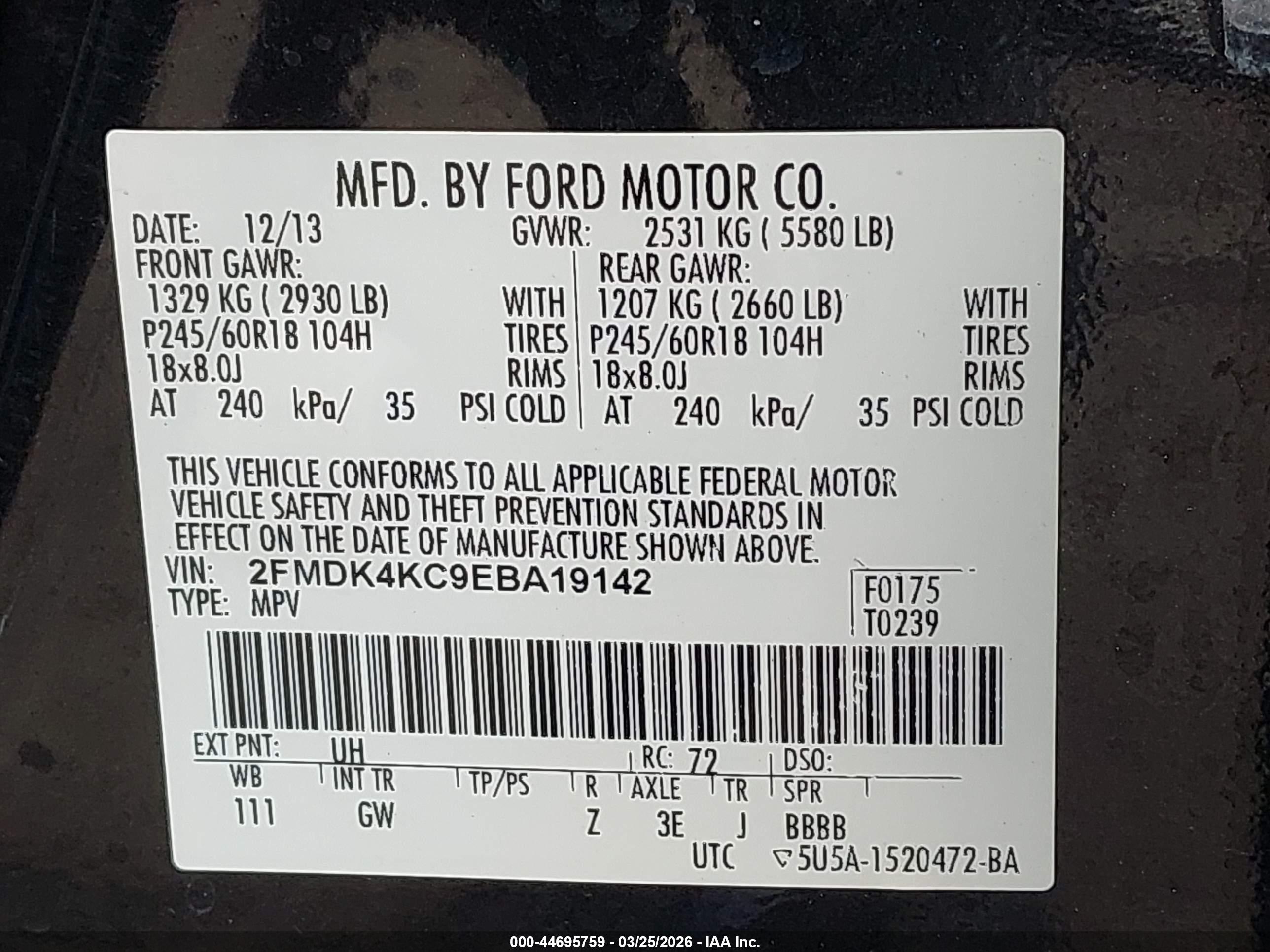 FORD EDGE image 9