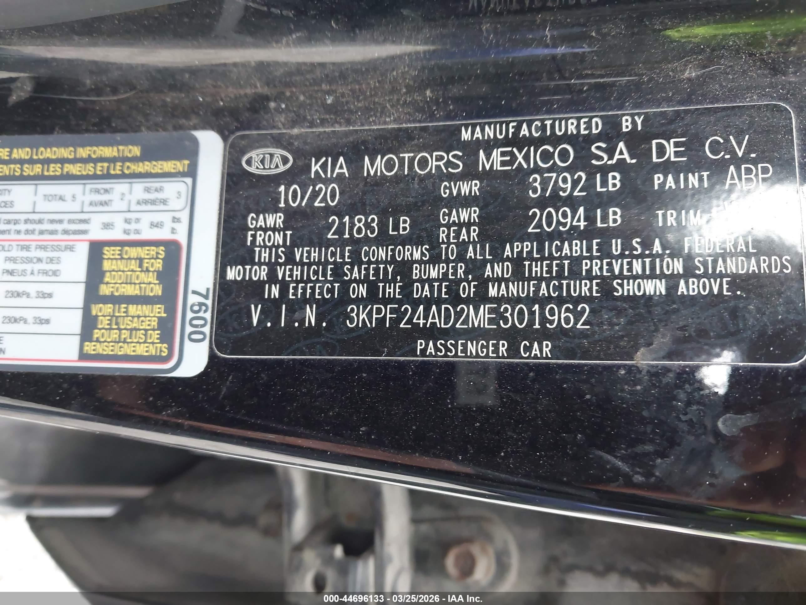 KIA FORTE image 9