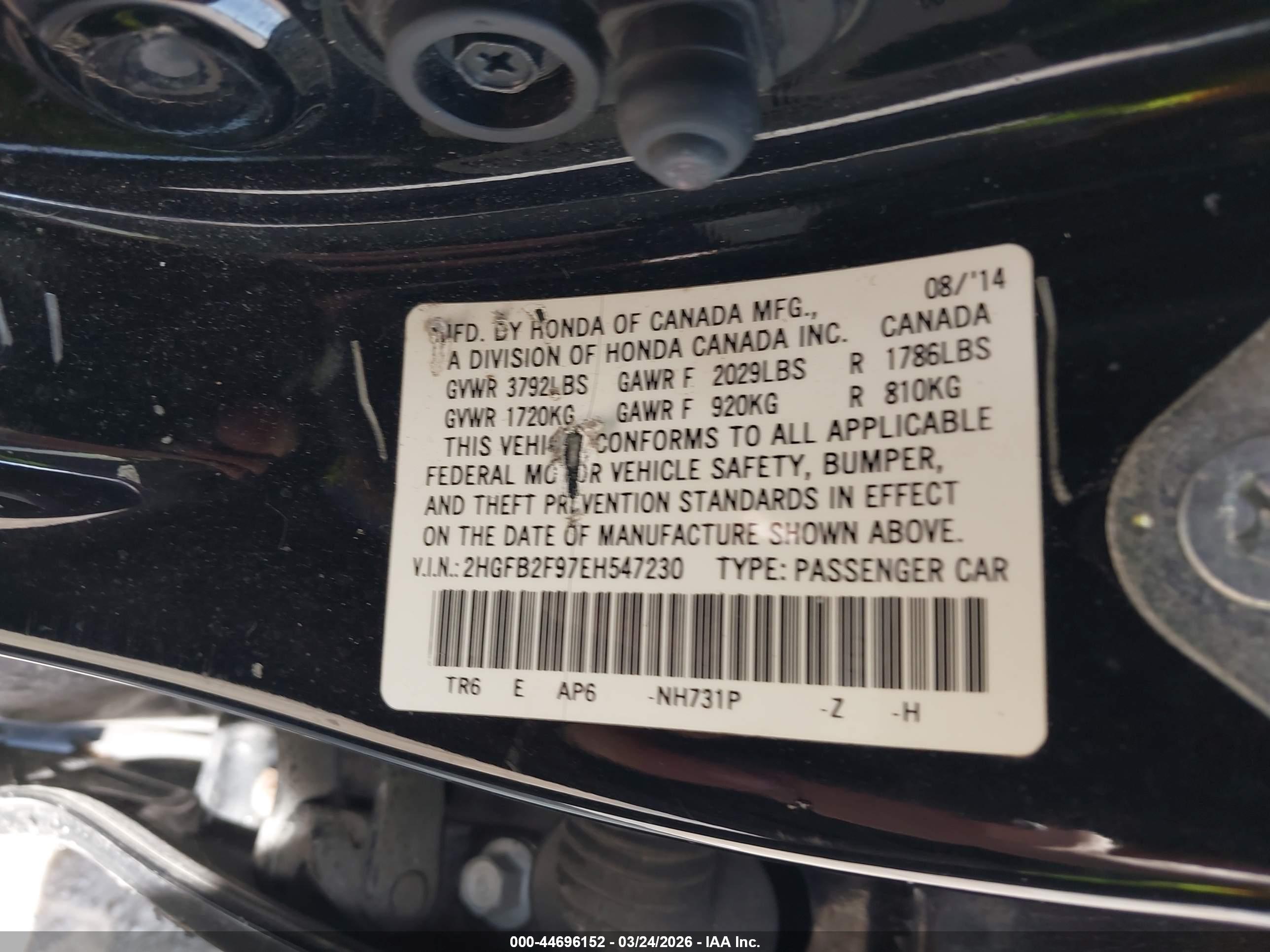HONDA CIVIC image 9