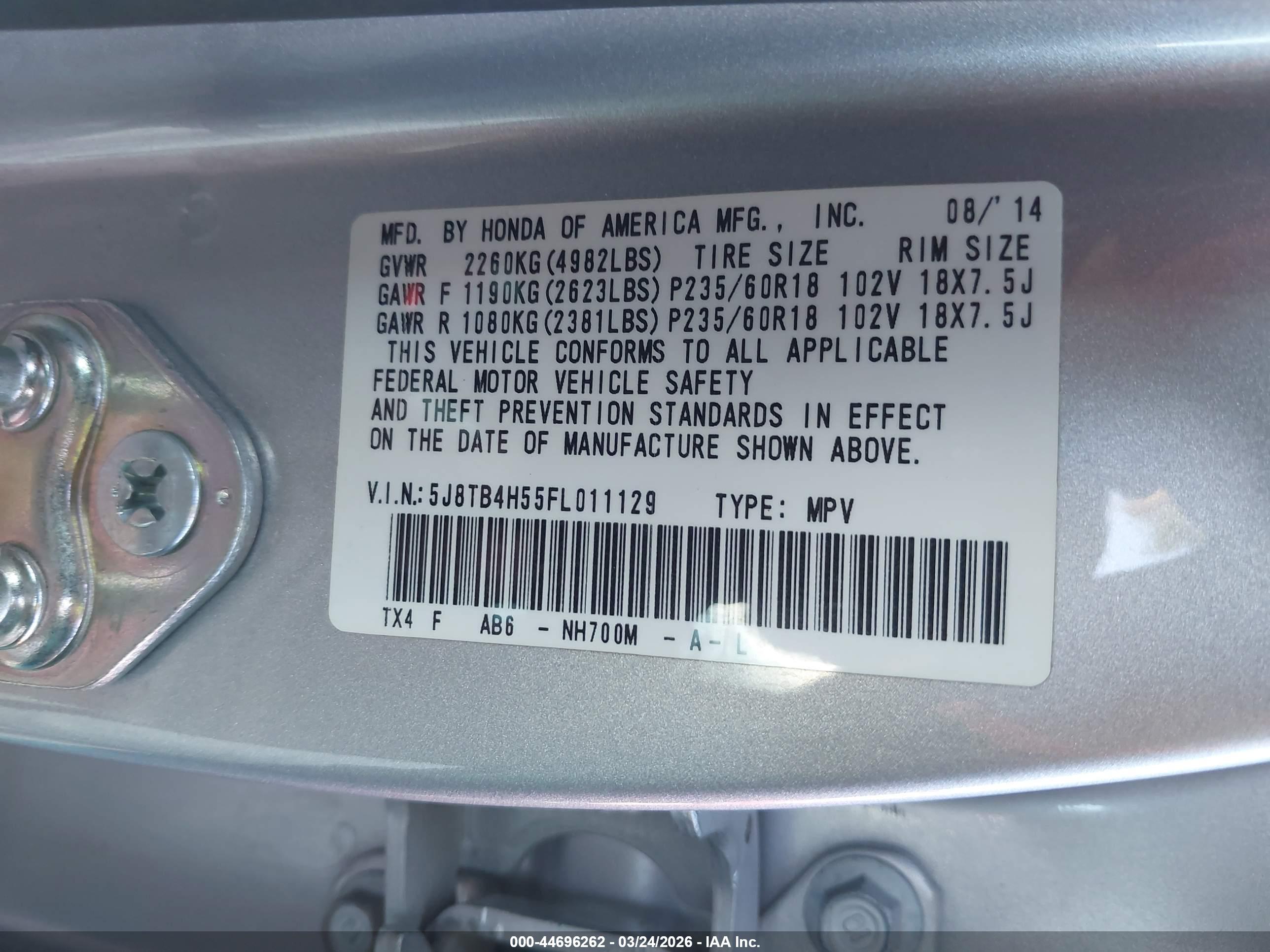 ACURA RDX image 9