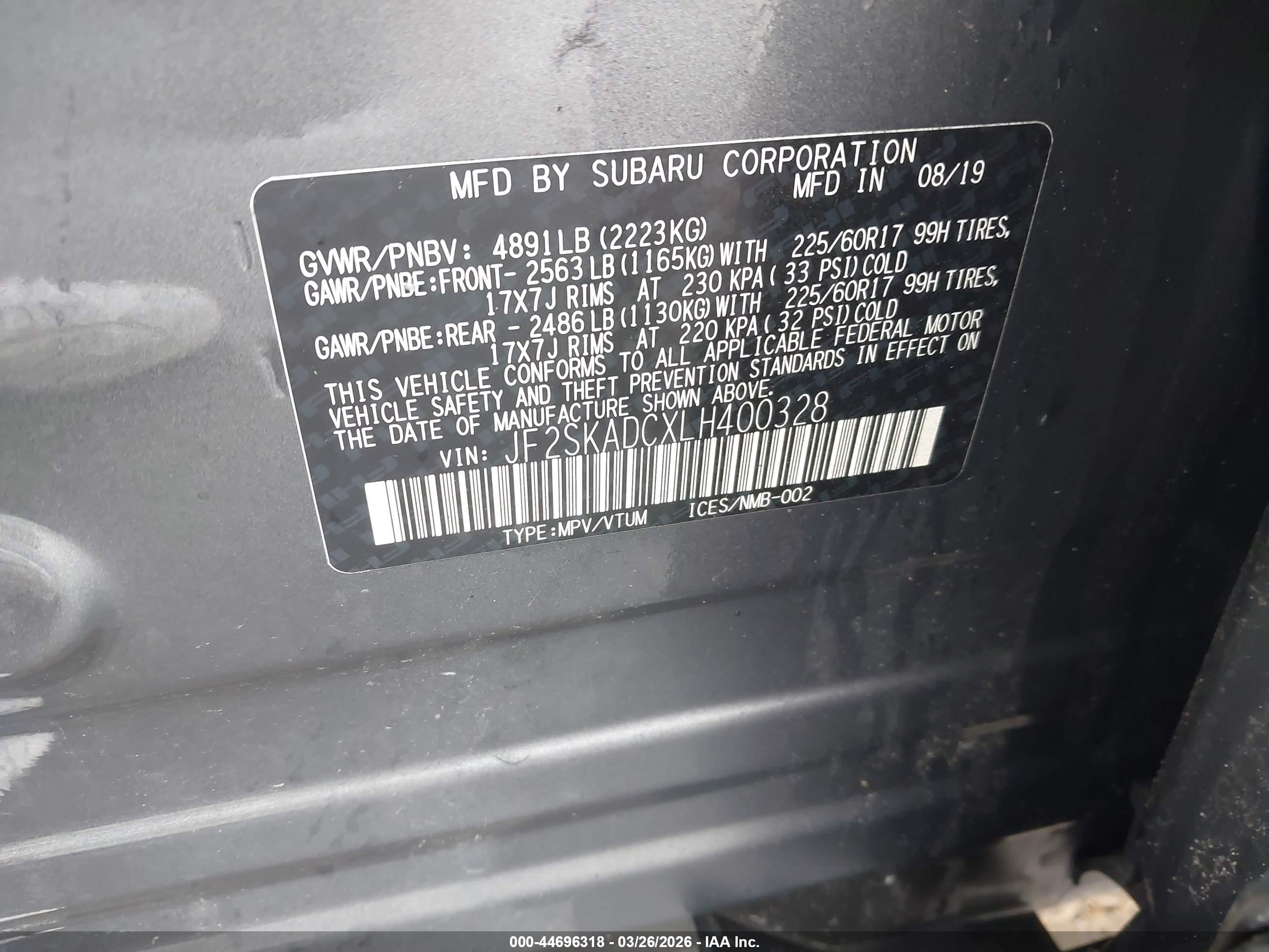 SUBARU FORESTER image 9