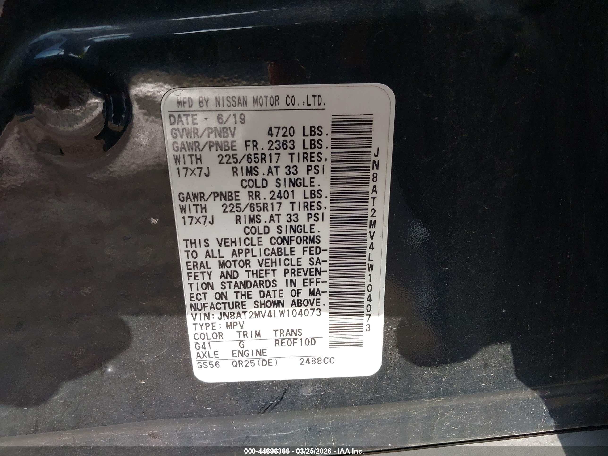 NISSAN ROGUE image 9