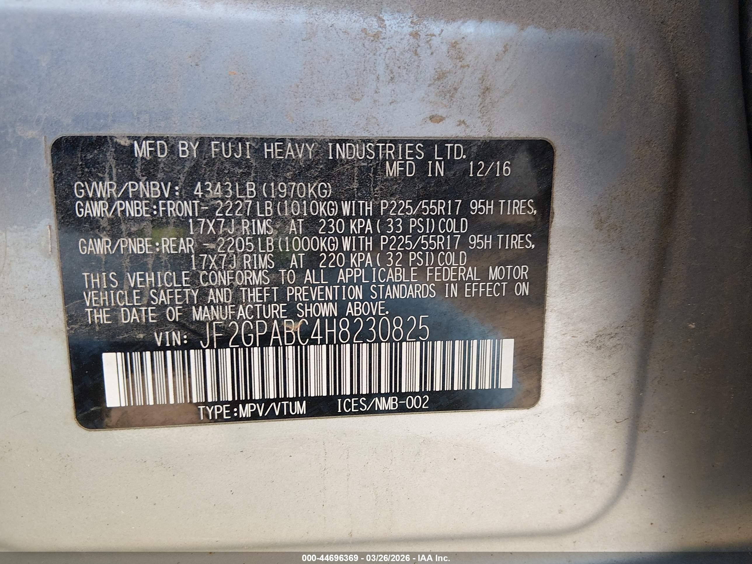 SUBARU CROSSTREK image 9