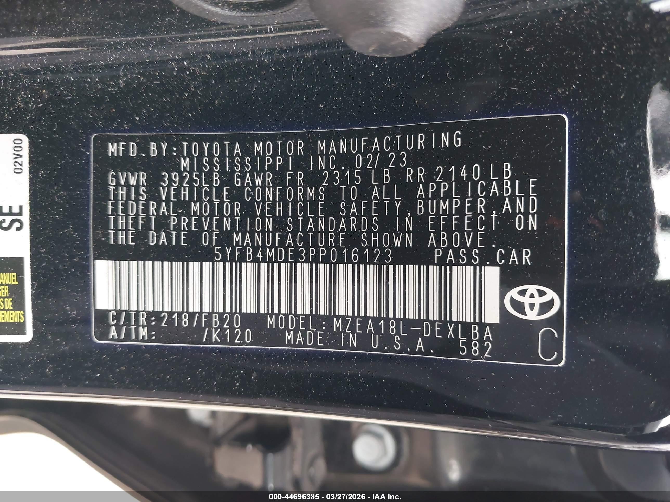 TOYOTA COROLLA image 9