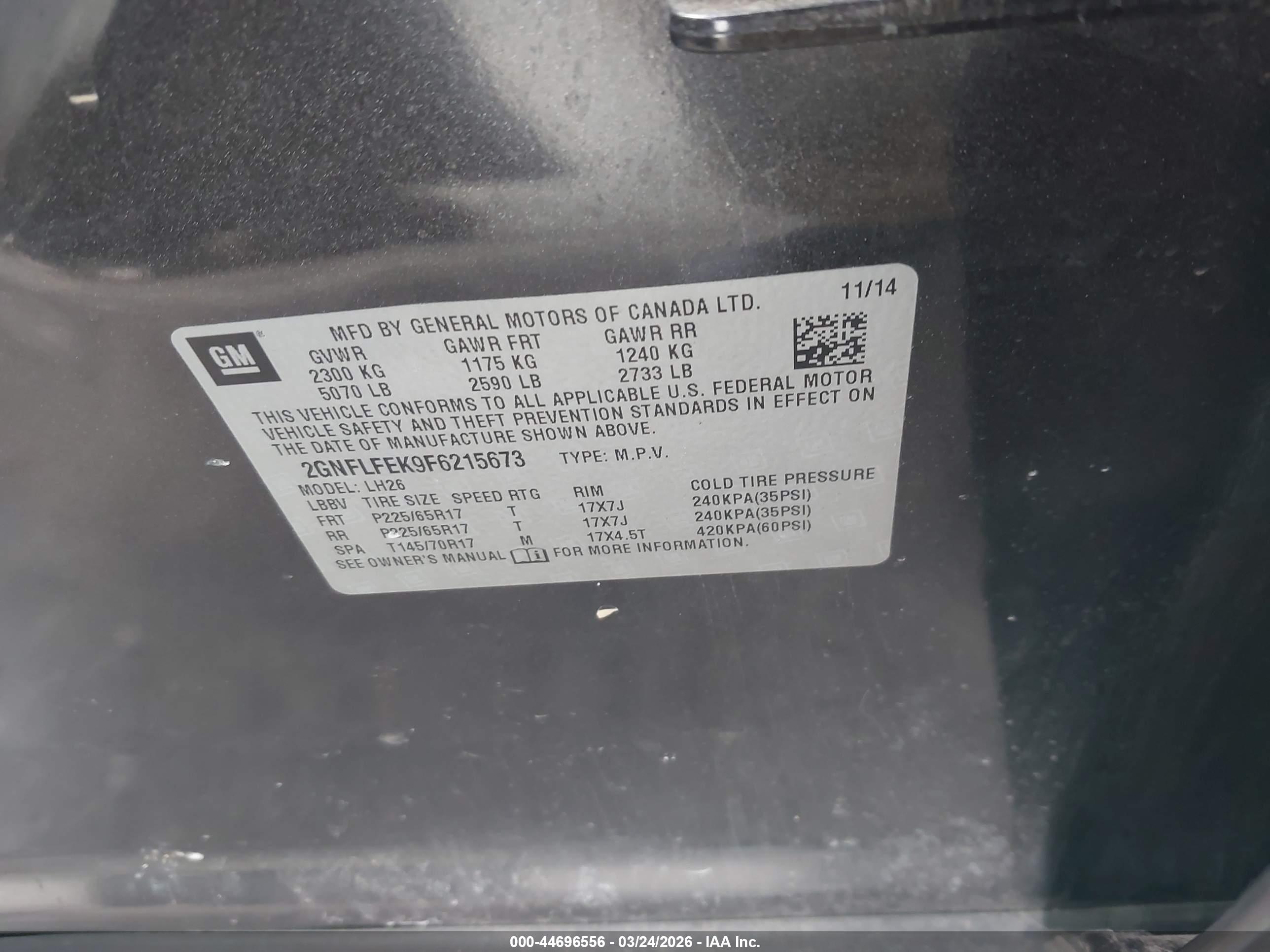 CHEVROLET EQUINOX image 9