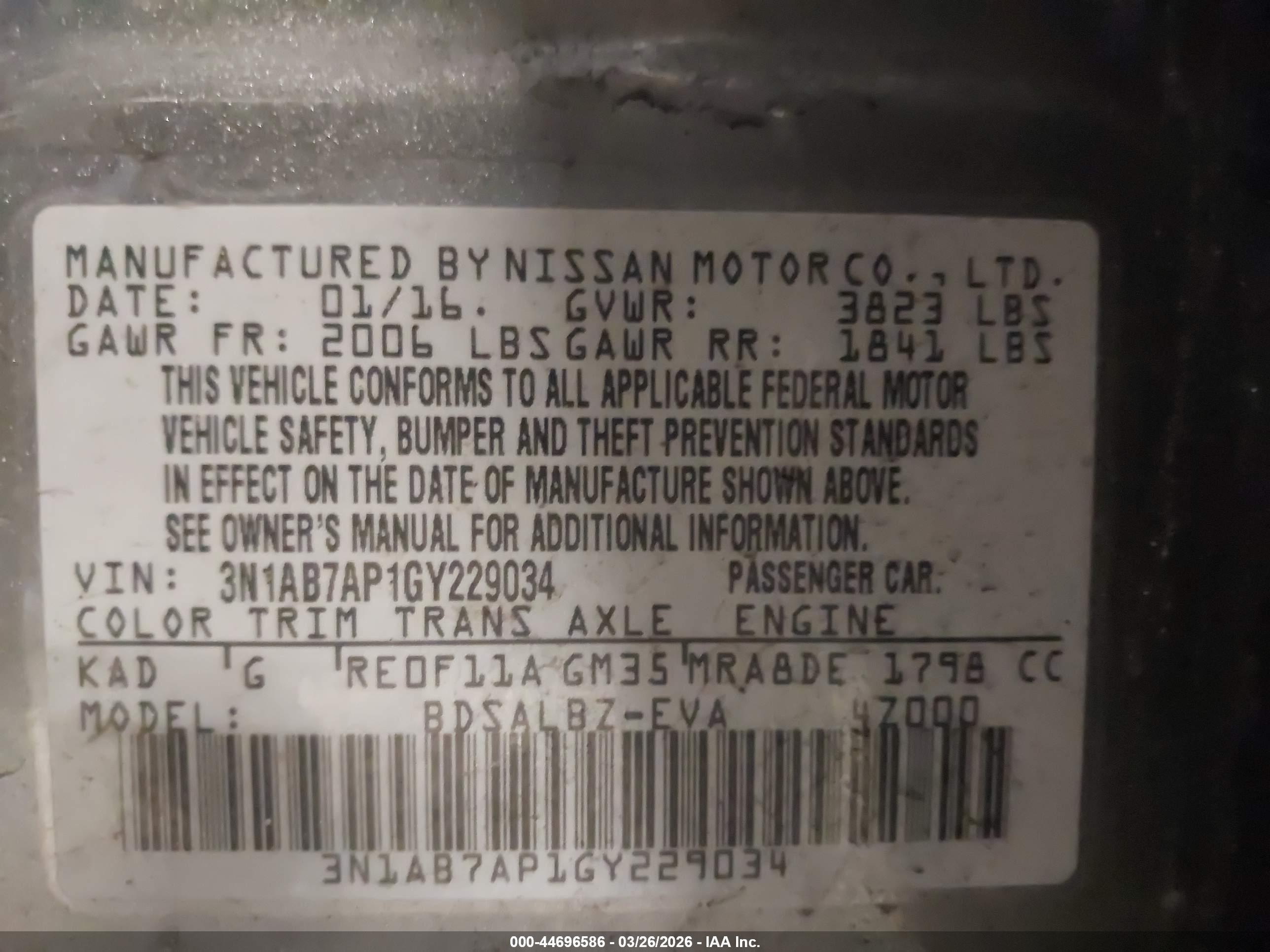 NISSAN SENTRA image 9
