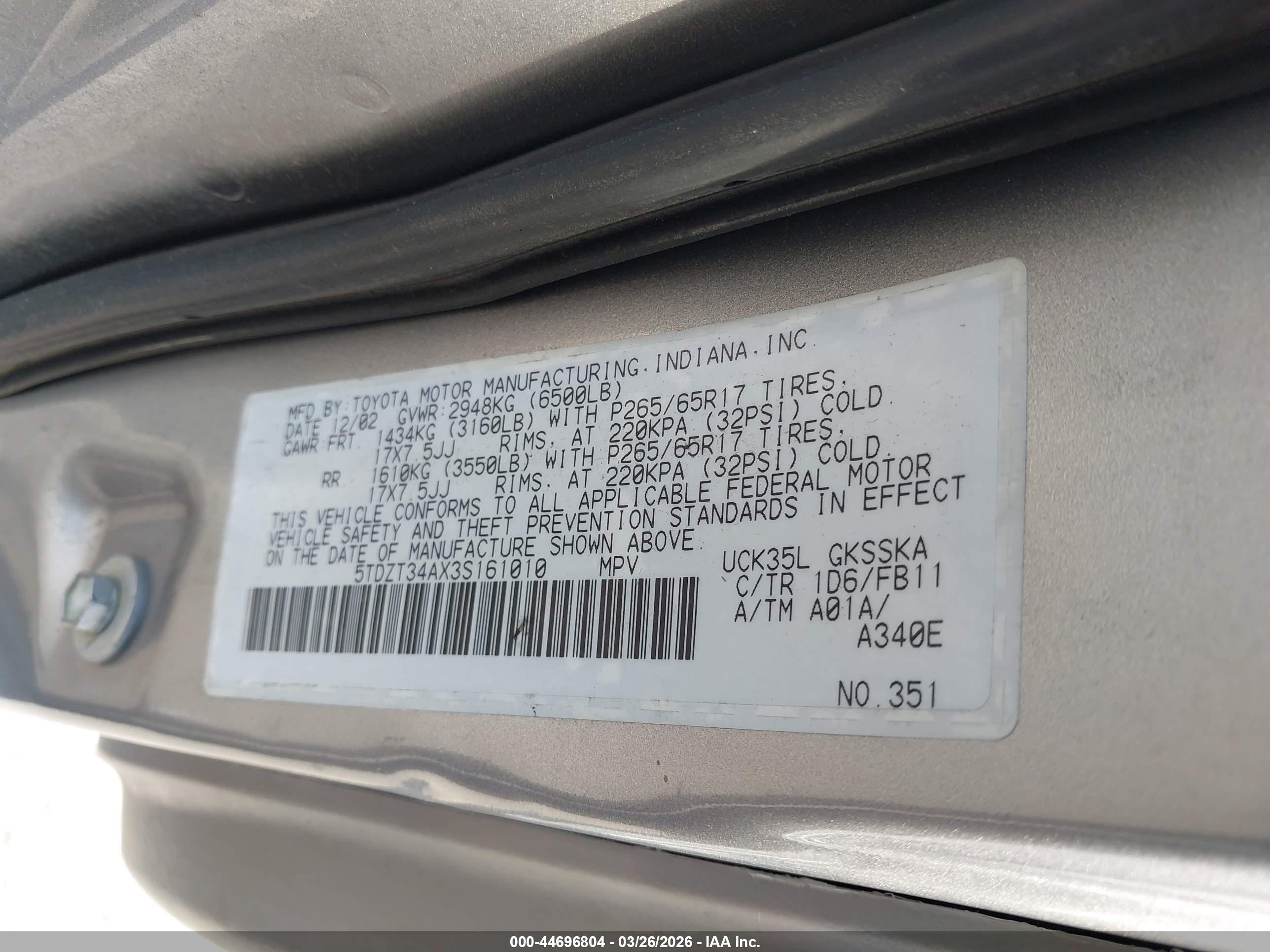 TOYOTA SEQUOIA image 9