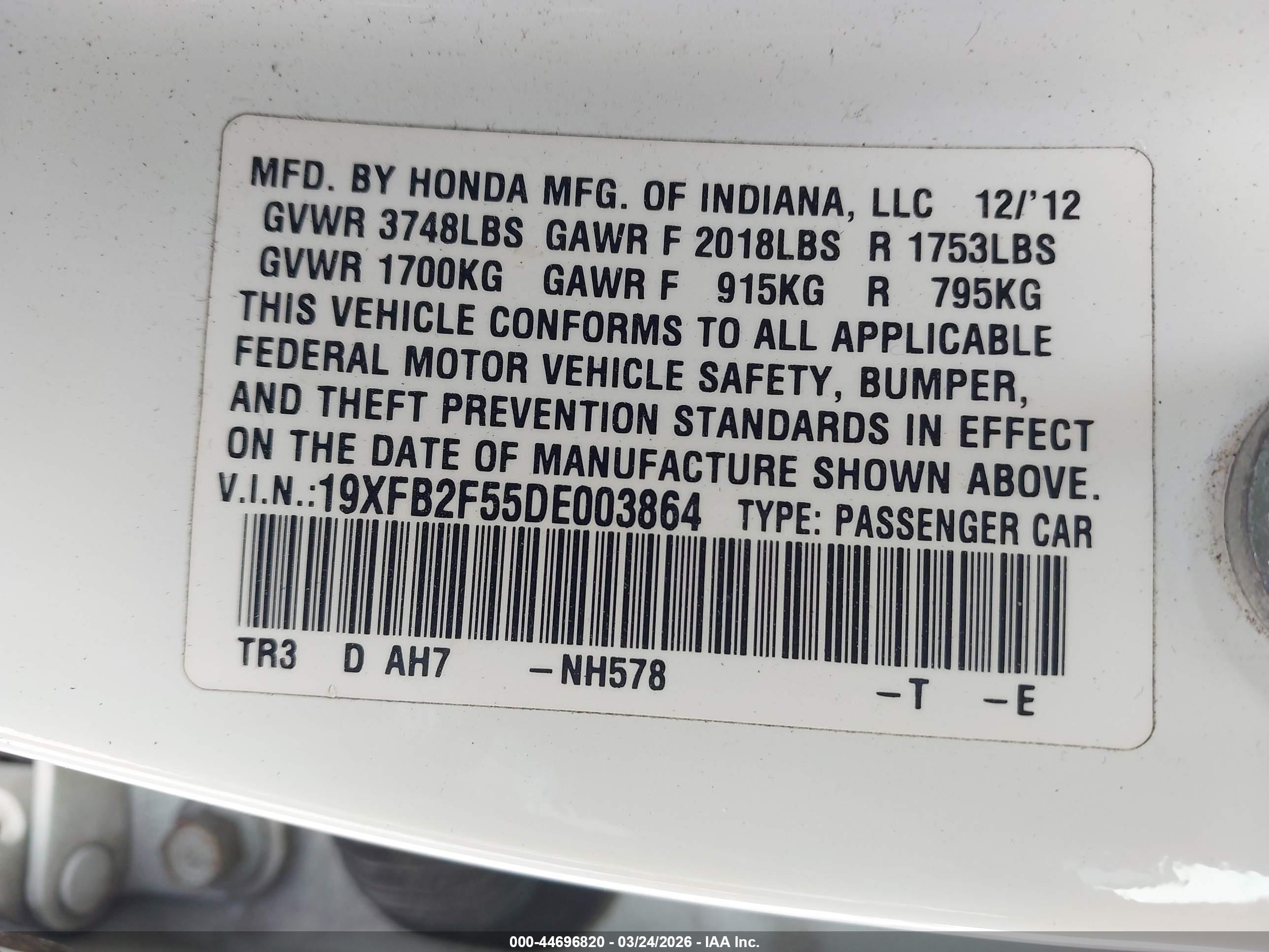 HONDA CIVIC image 9