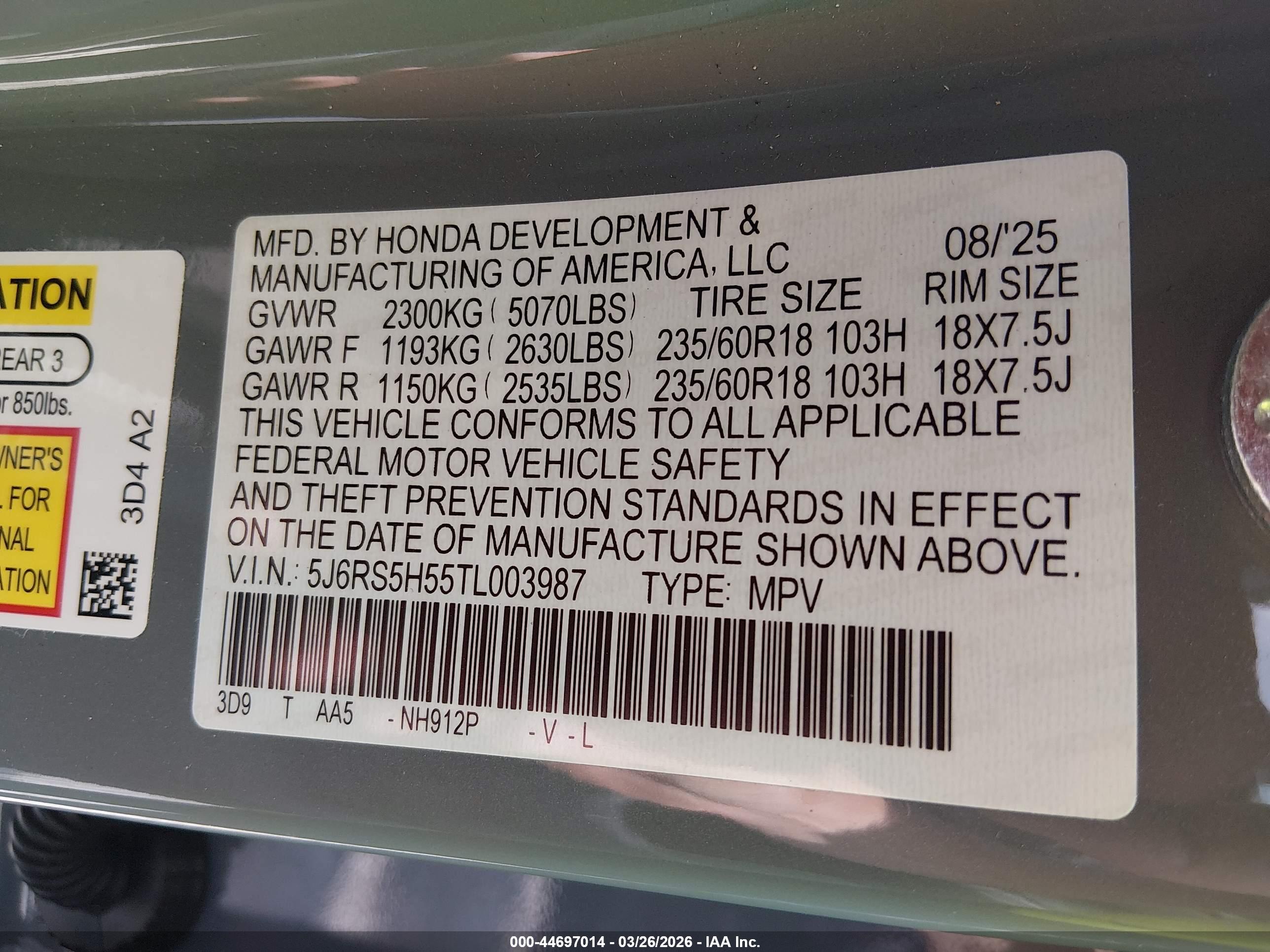 HONDA CR-V image 9