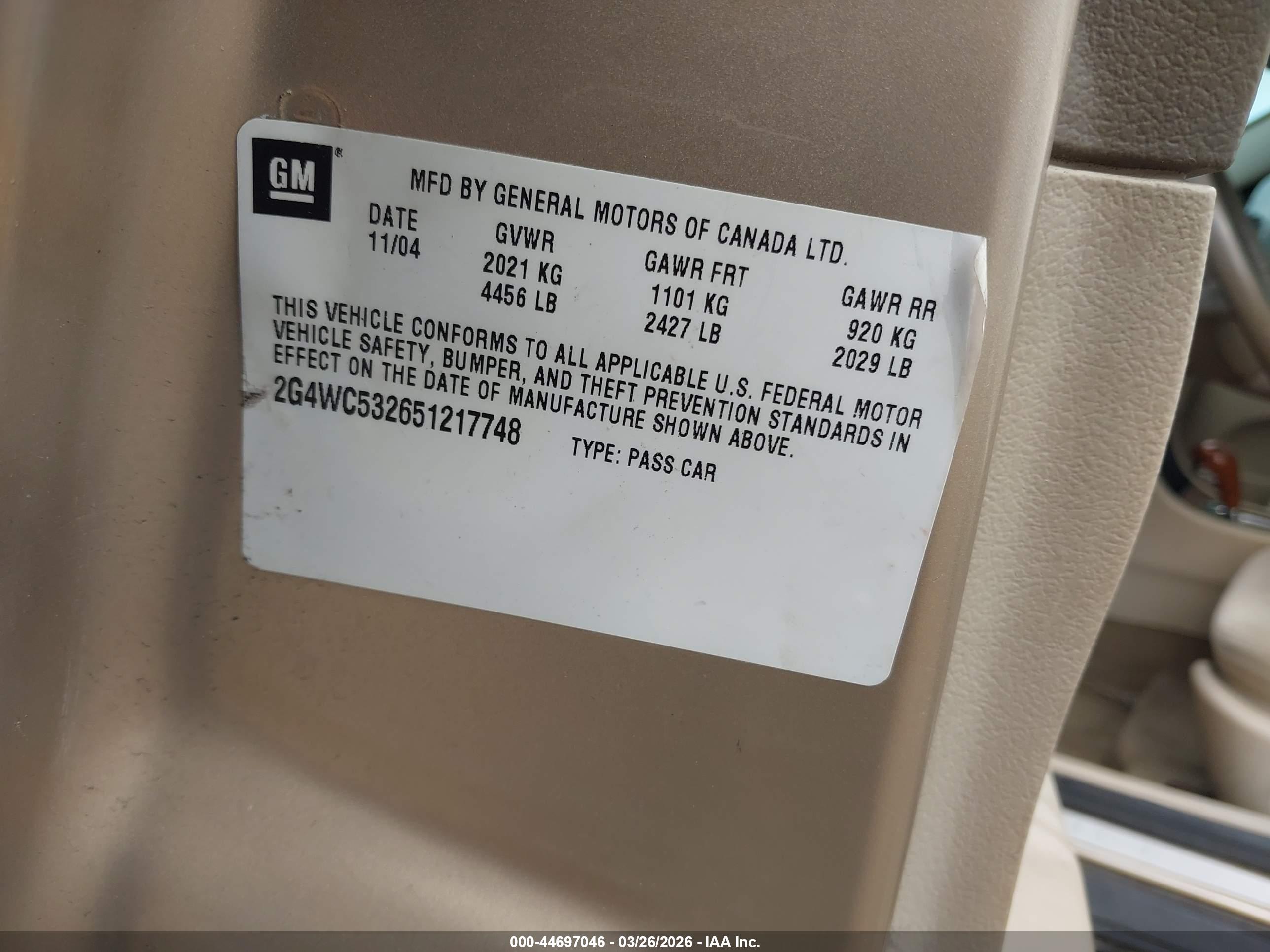 BUICK LACROSSE image 9