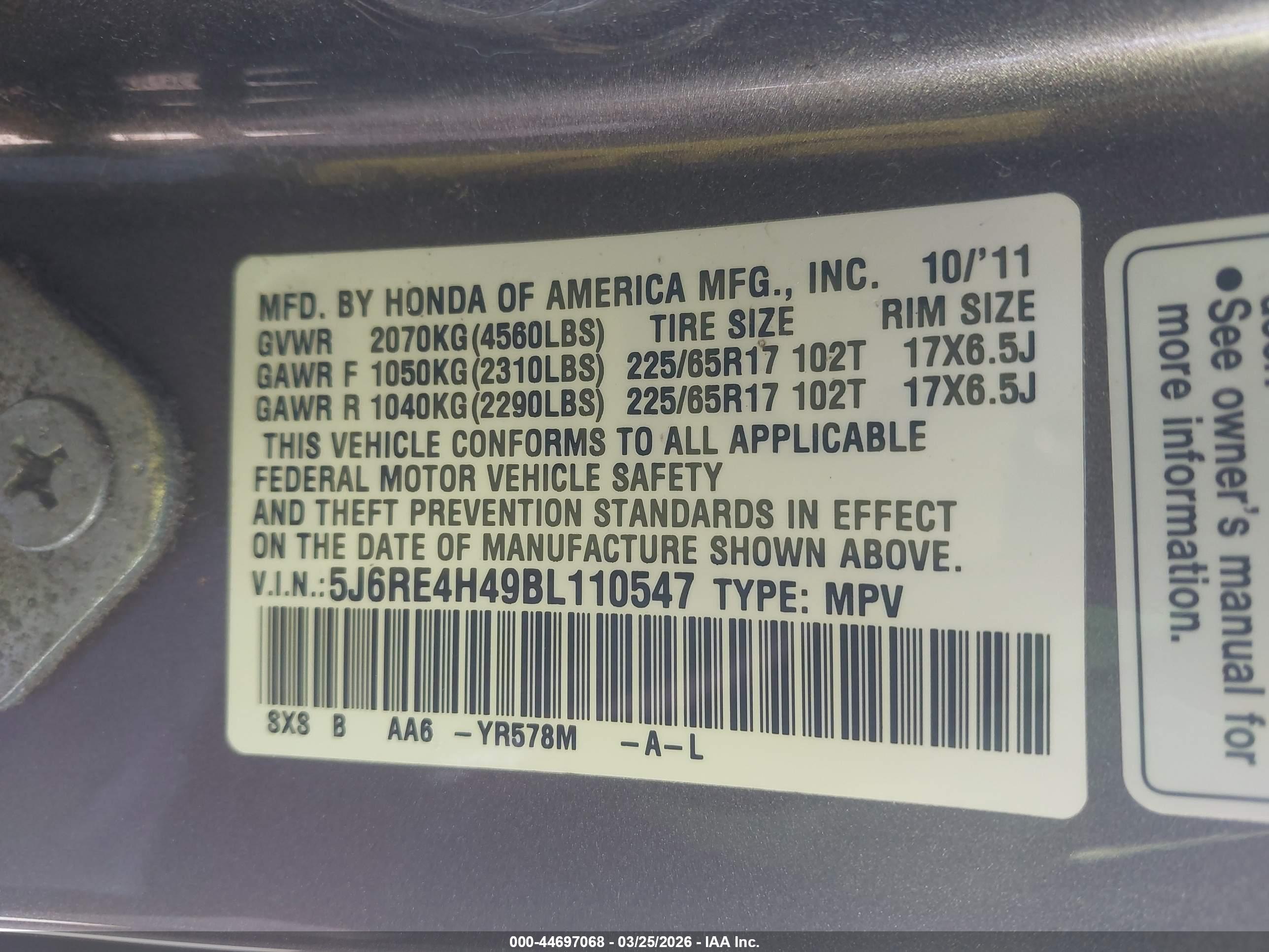 HONDA CR-V image 9