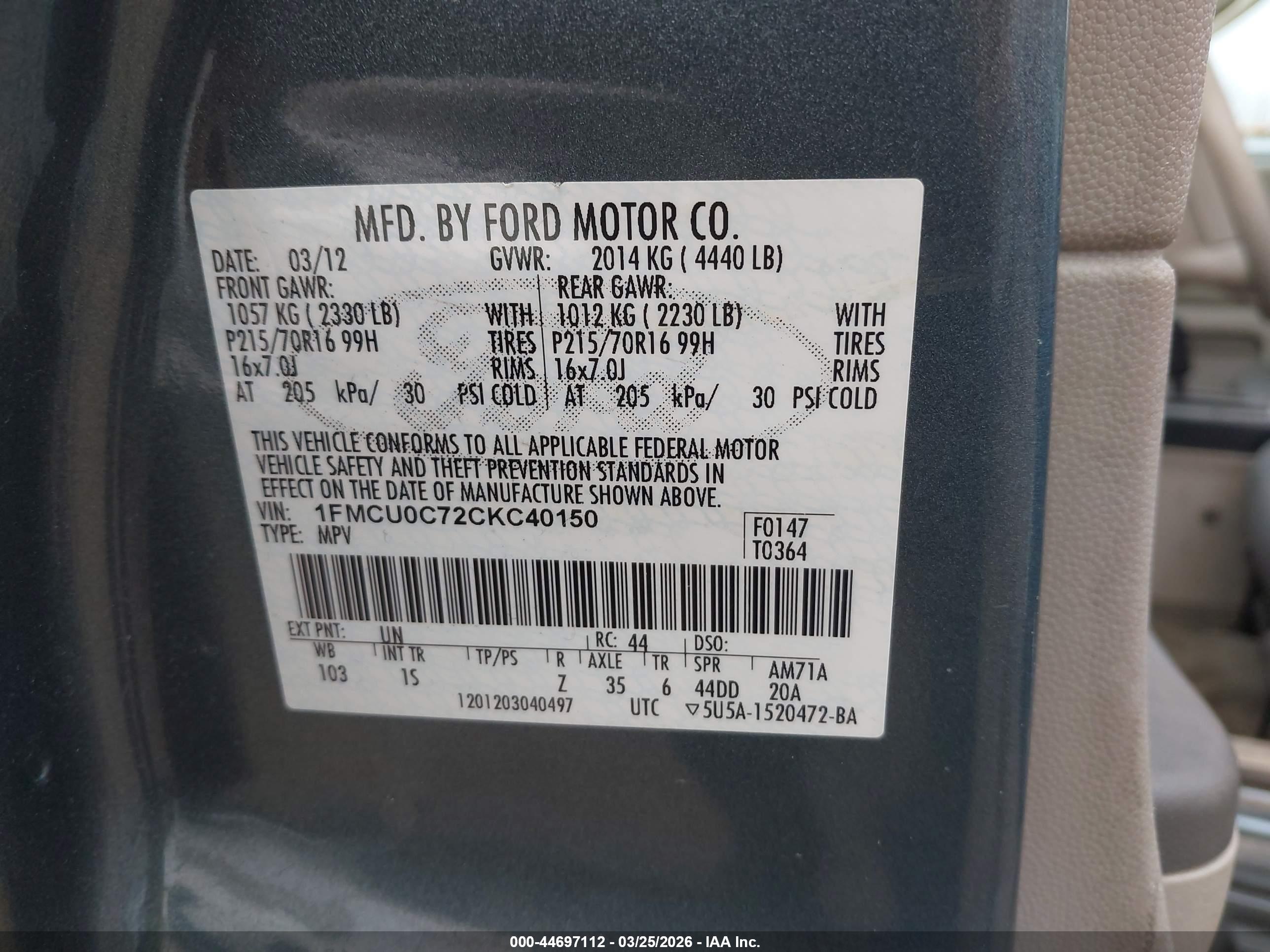 FORD ESCAPE image 9