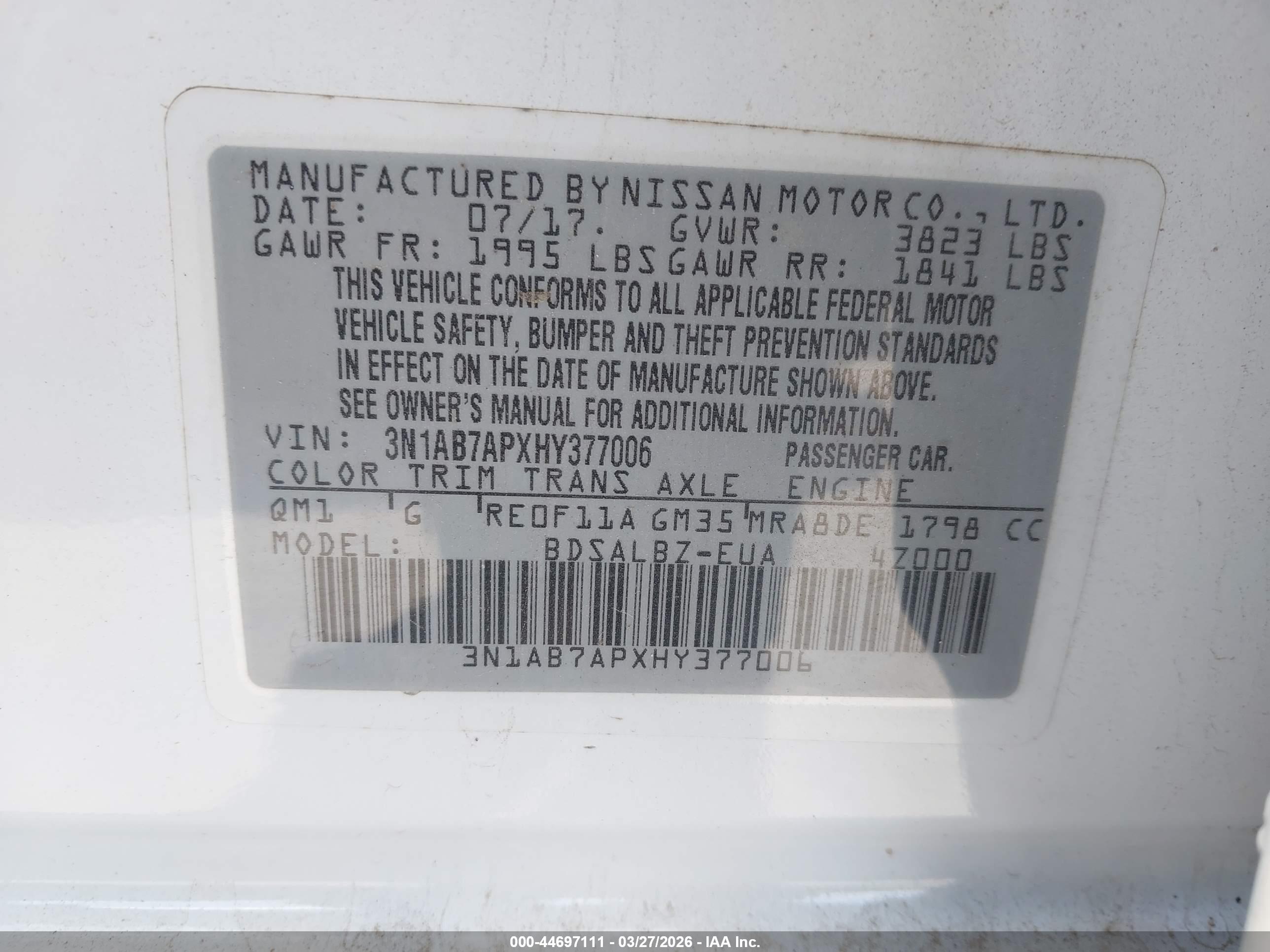 NISSAN SENTRA image 9
