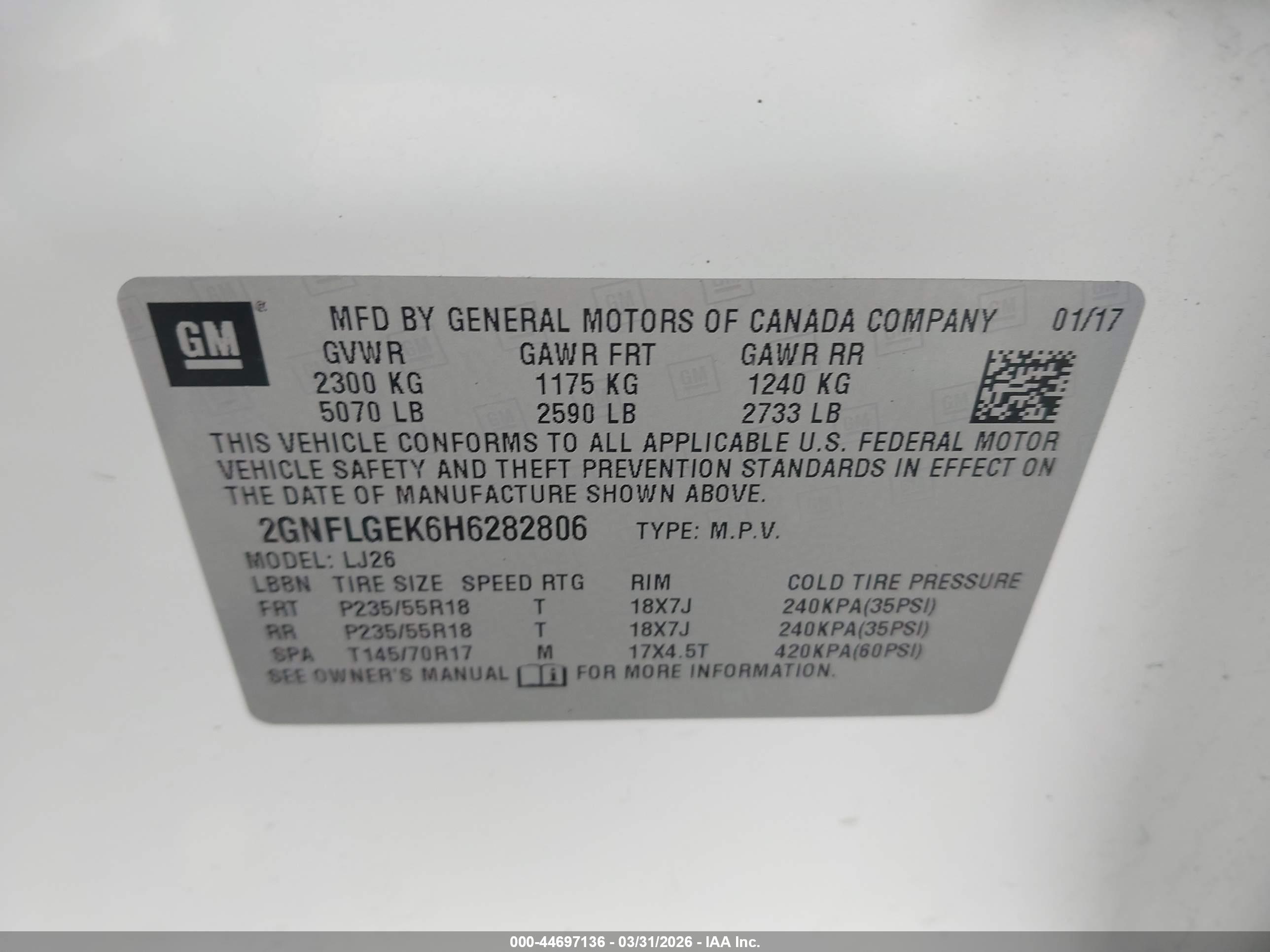 CHEVROLET EQUINOX image 9