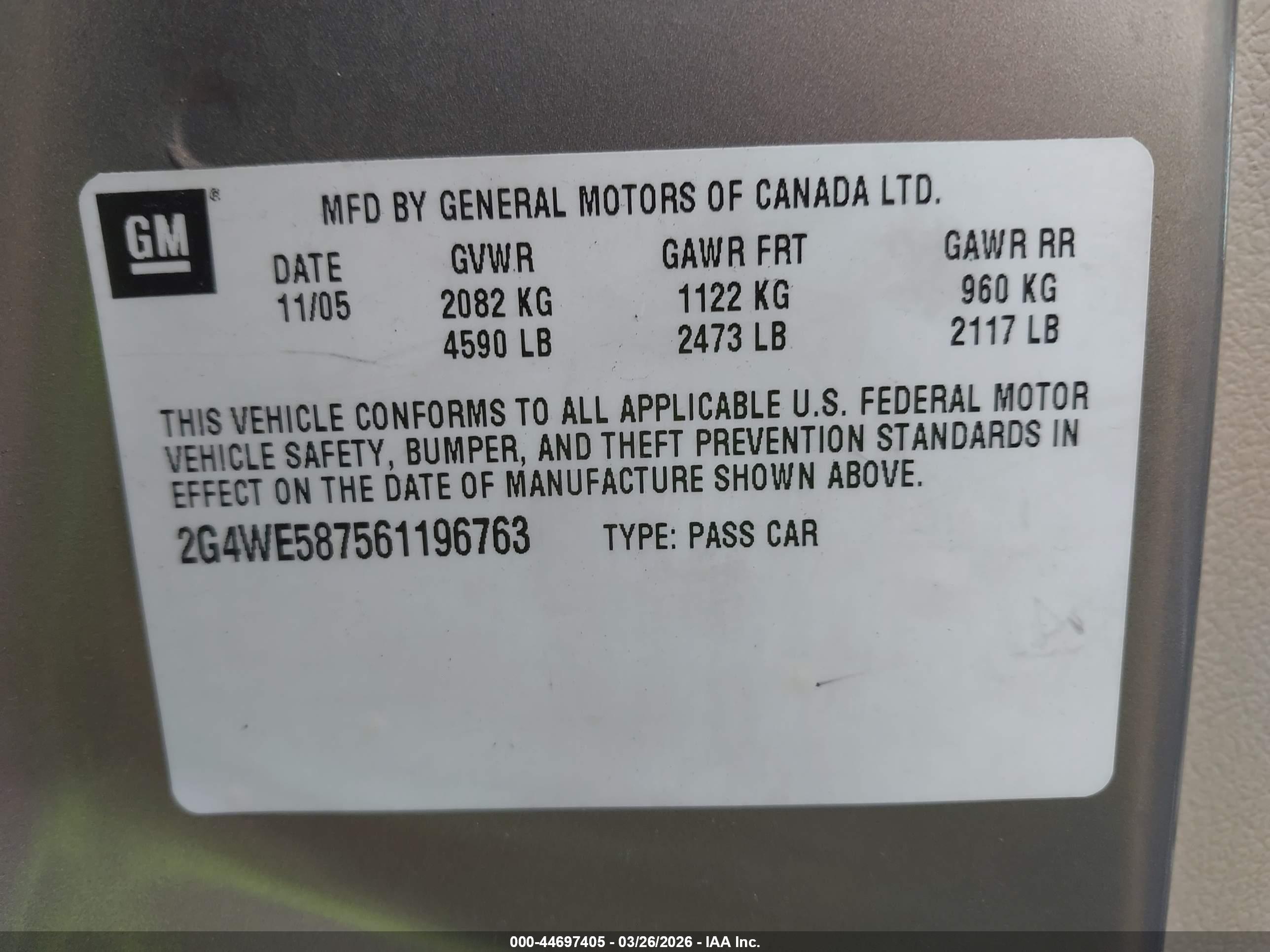 BUICK LACROSSE image 9