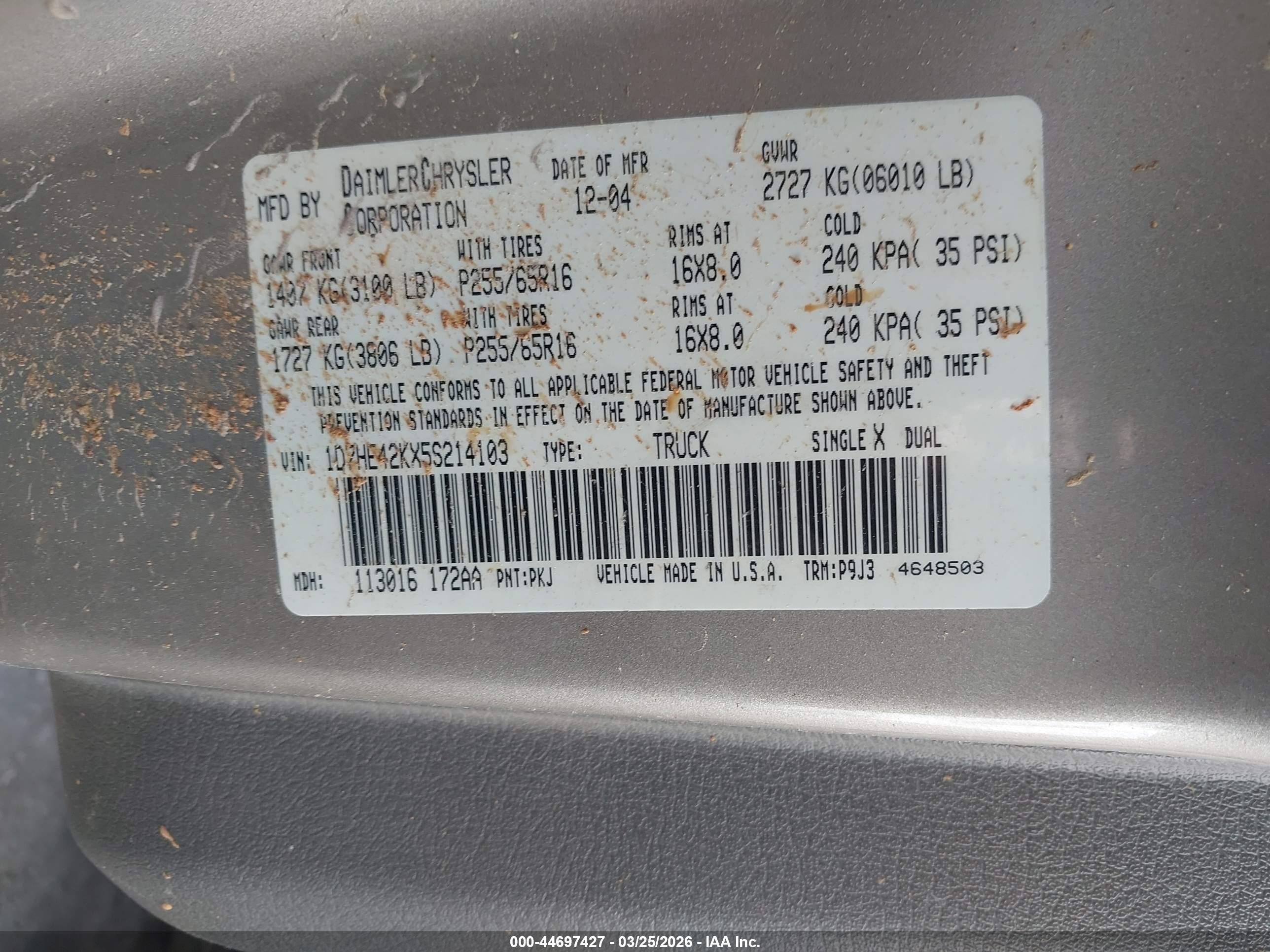 DODGE DAKOTA image 9