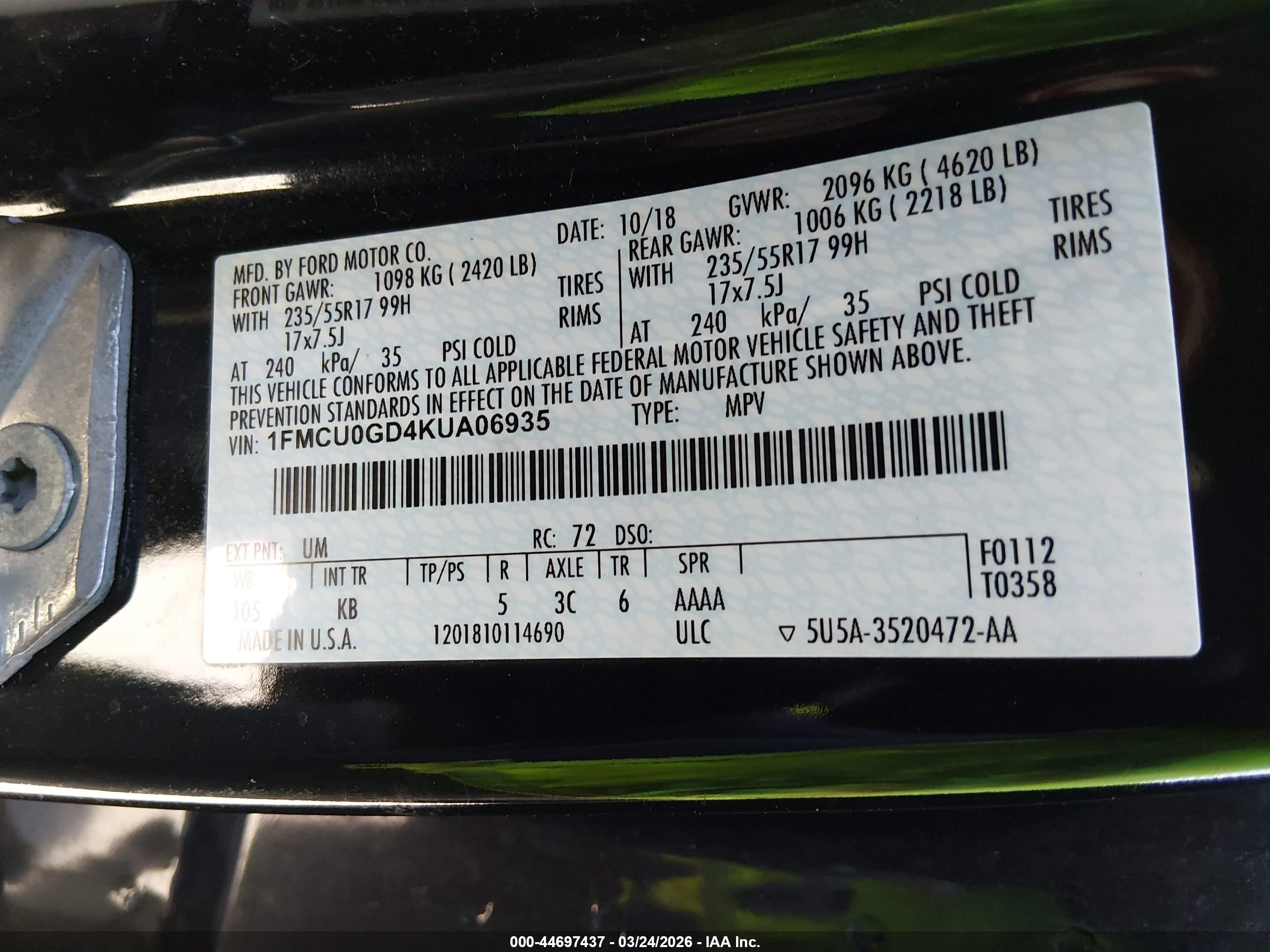 FORD ESCAPE image 9