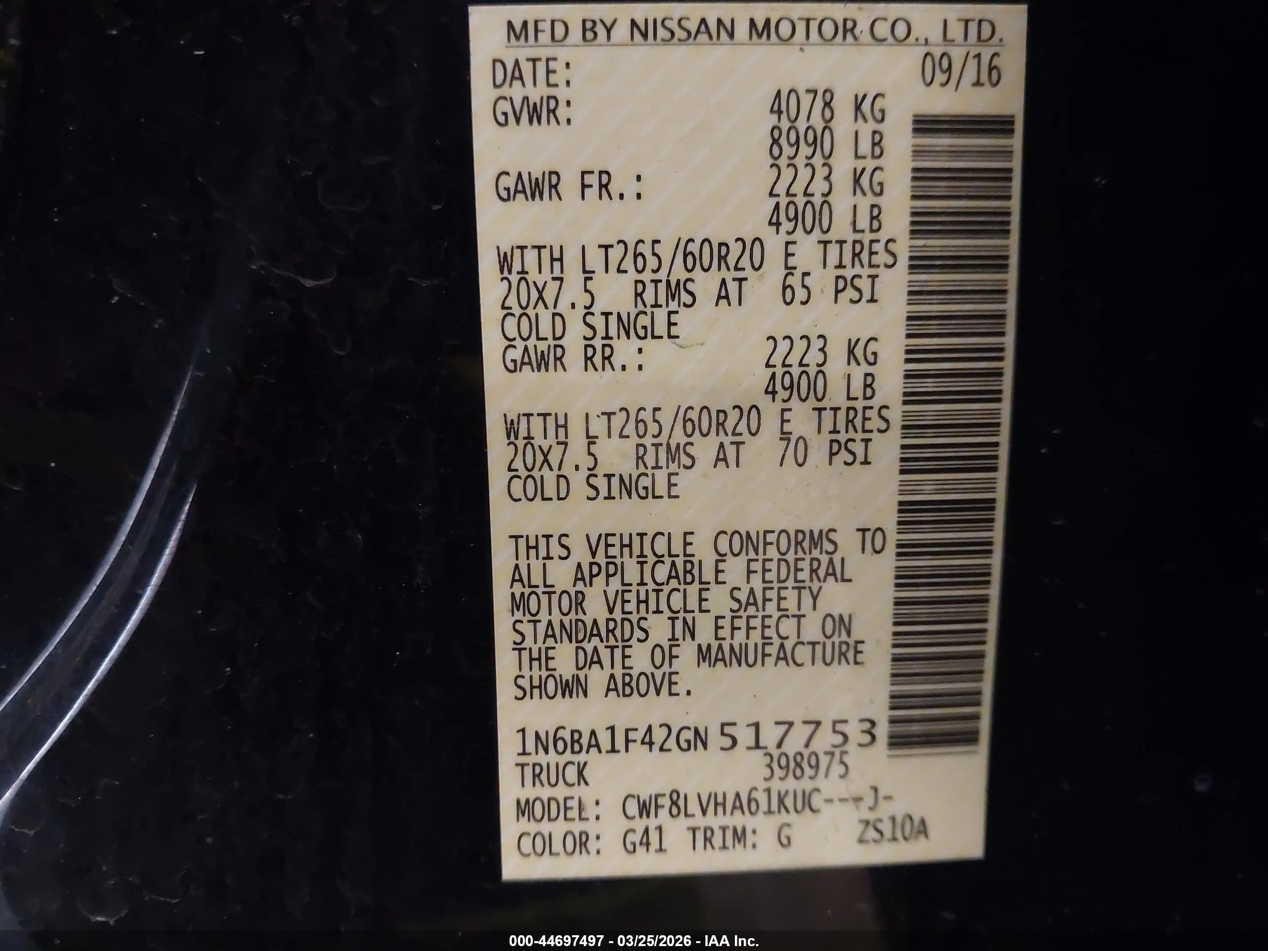 NISSAN TITAN image 9