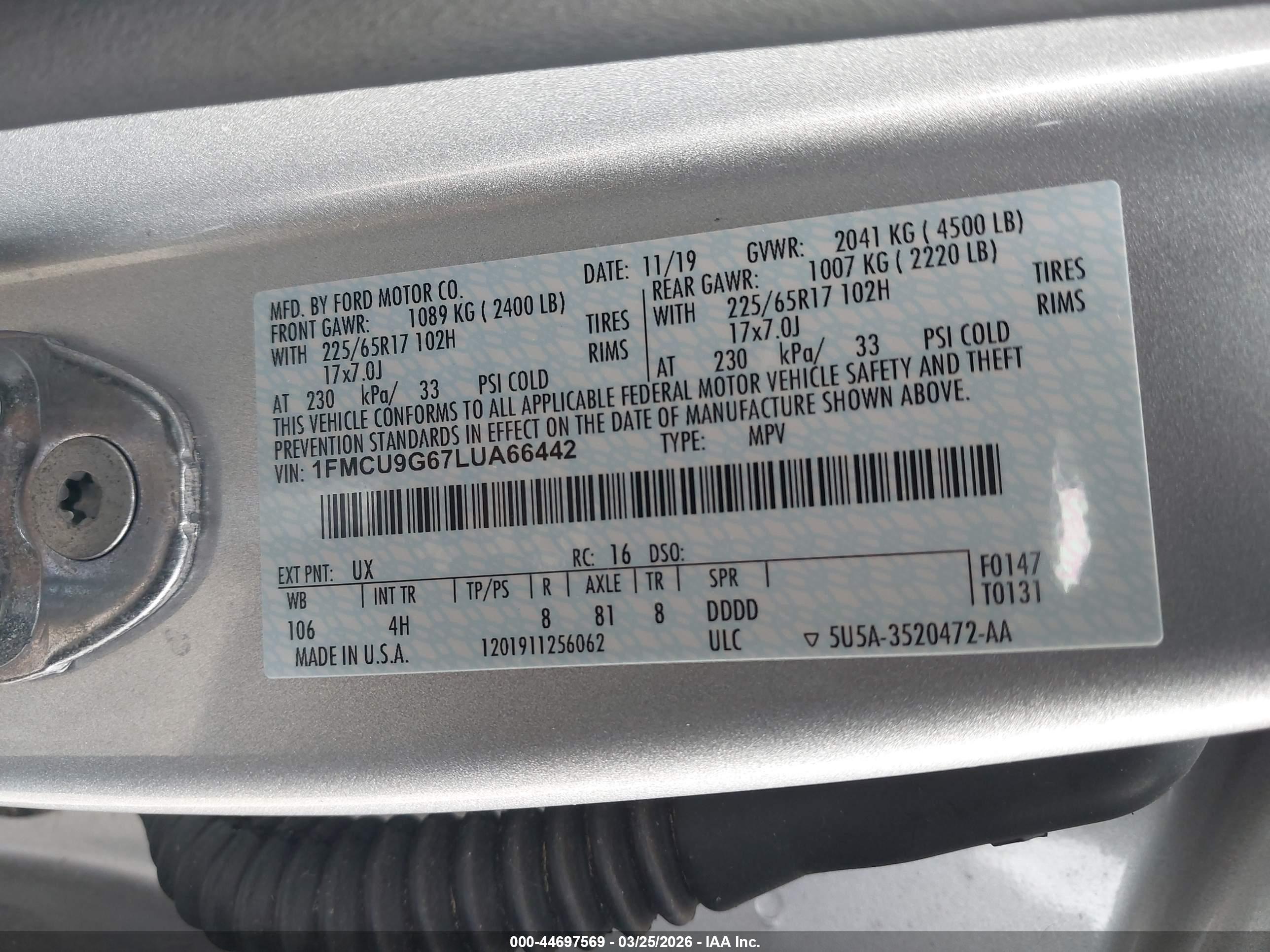 FORD ESCAPE image 9