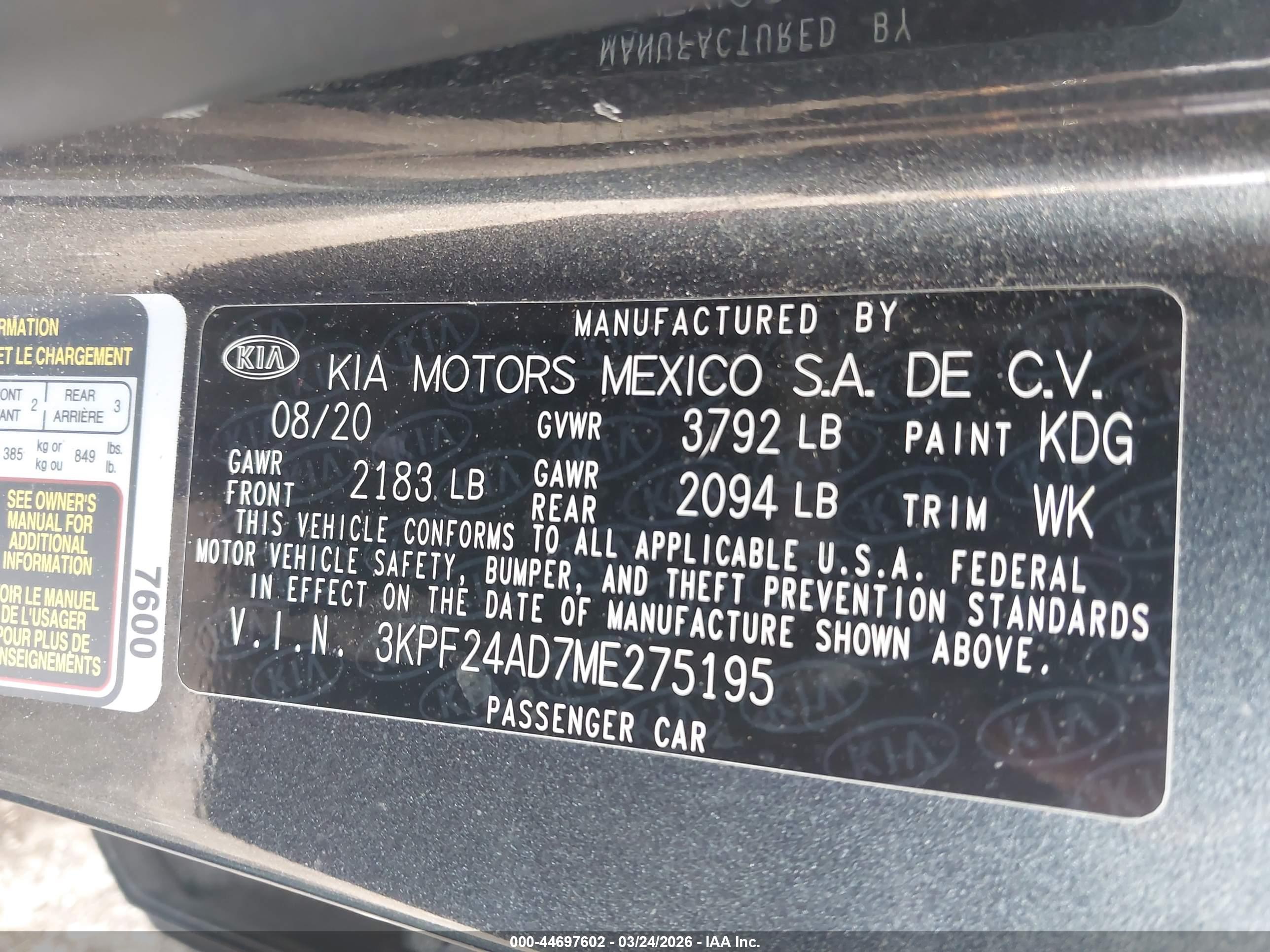 KIA FORTE image 9