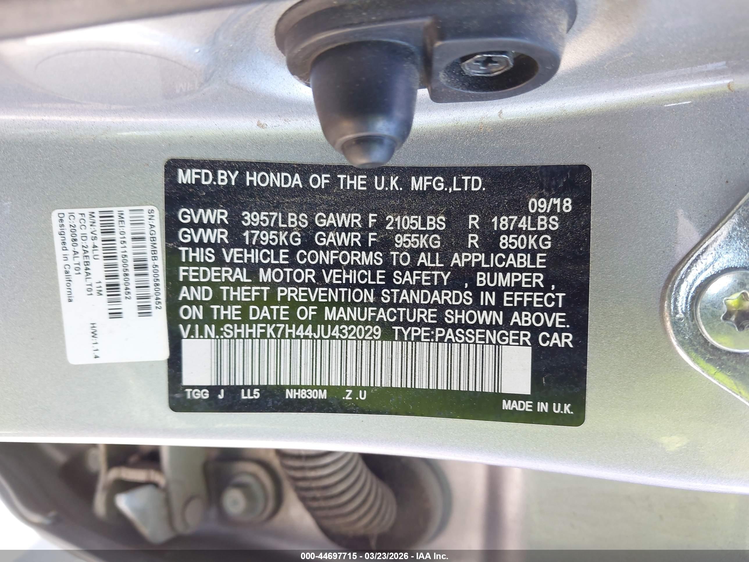HONDA CIVIC image 9