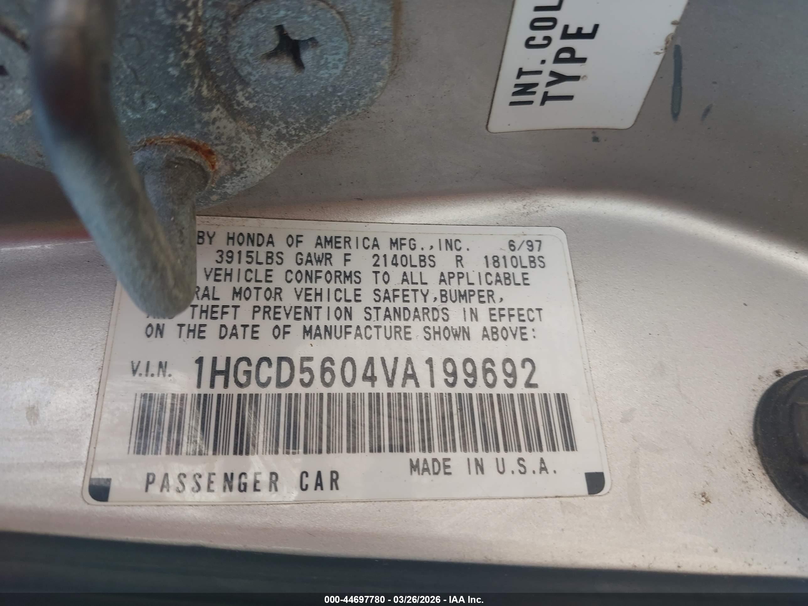 HONDA ACCORD image 9