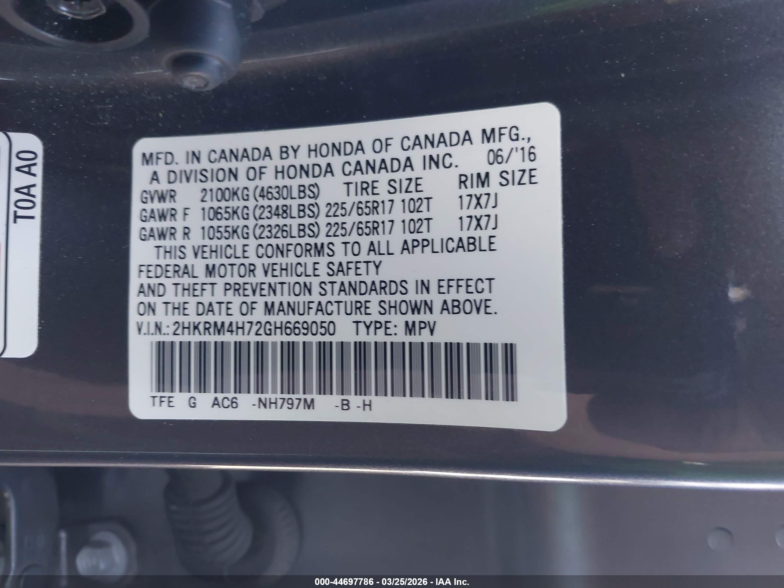 HONDA CR-V image 9
